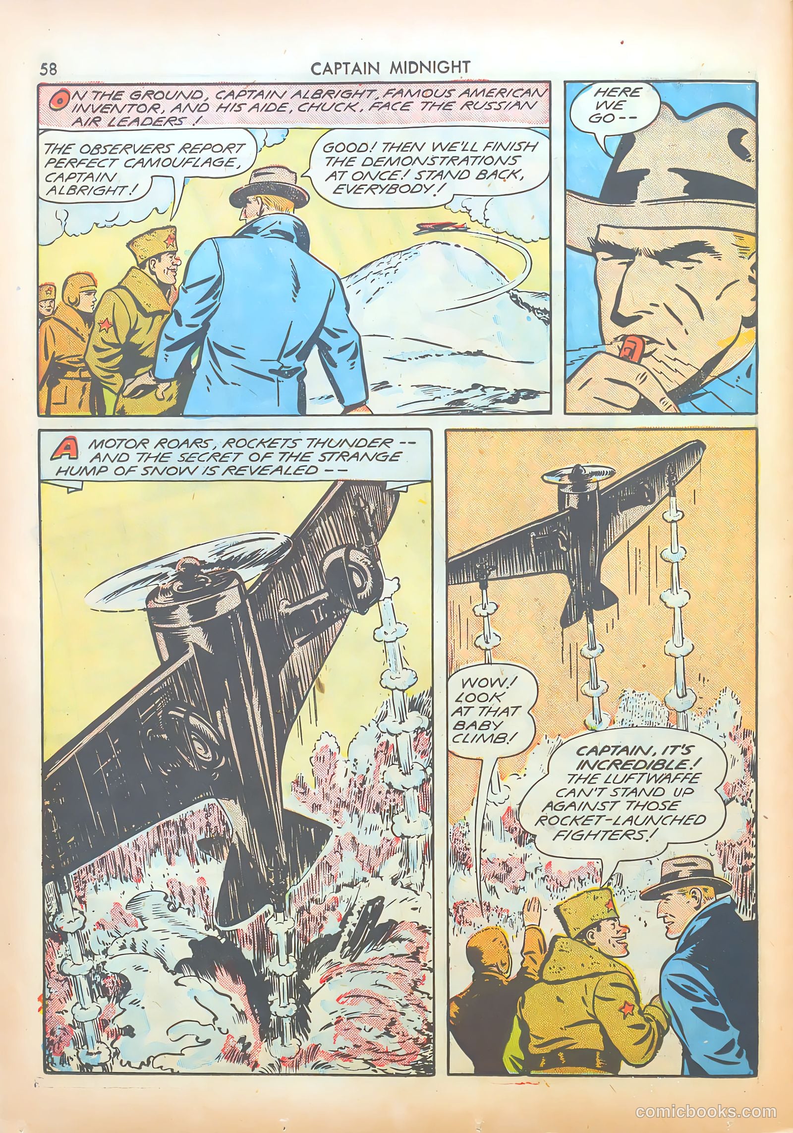 Captain Midnight #8 (1943) — page 58 of 68