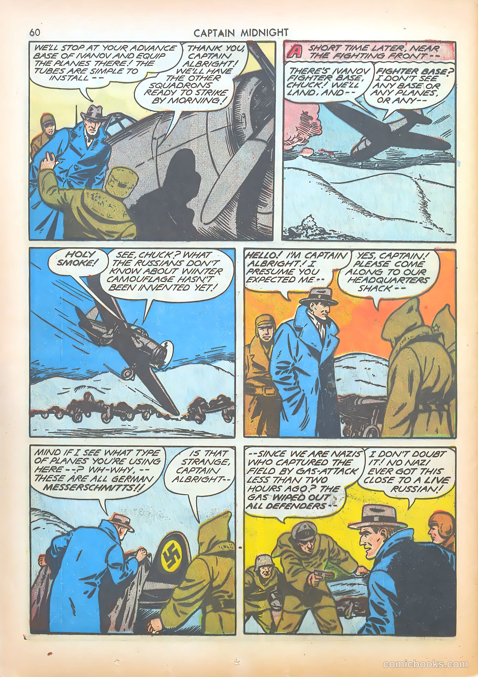 Captain Midnight #8 (1943) — page 60 of 68