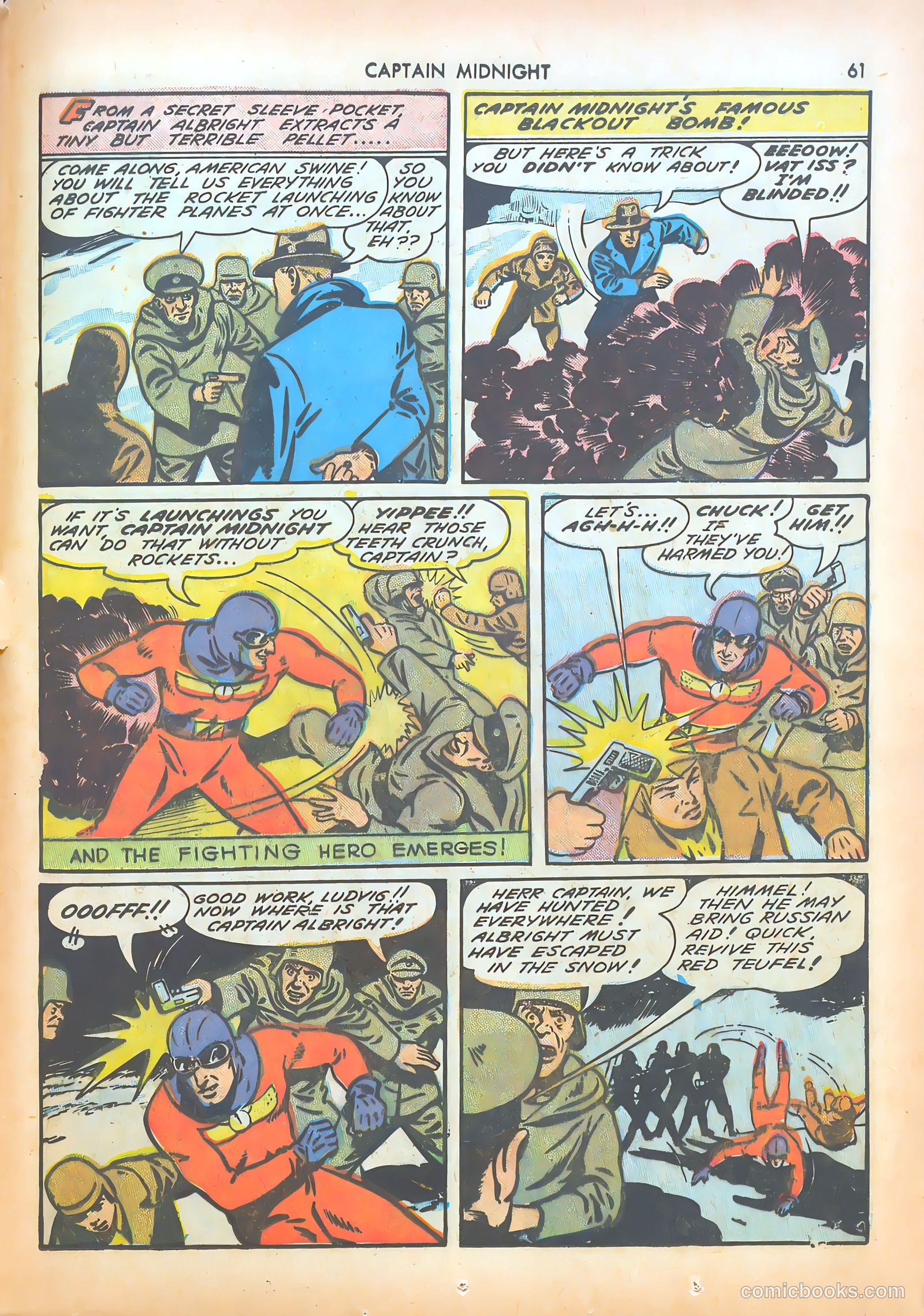 Captain Midnight #8 (1943) — page 61 of 68