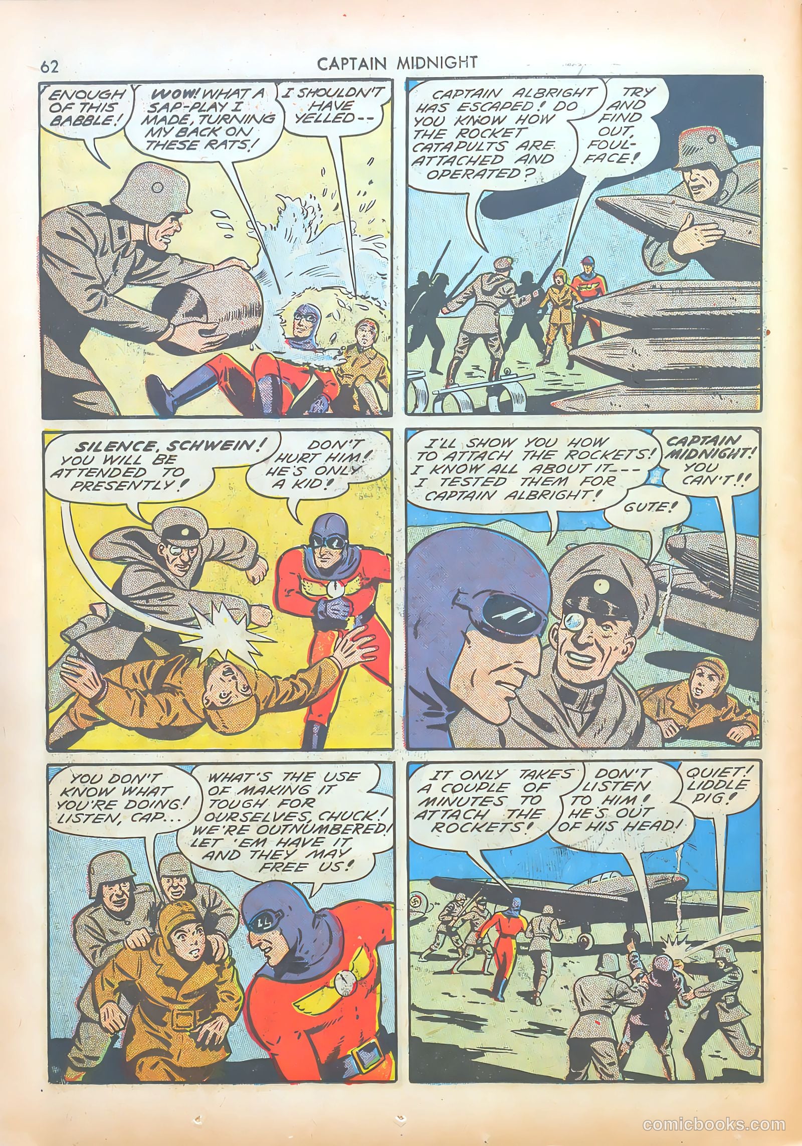 Captain Midnight #8 (1943) — page 62 of 68