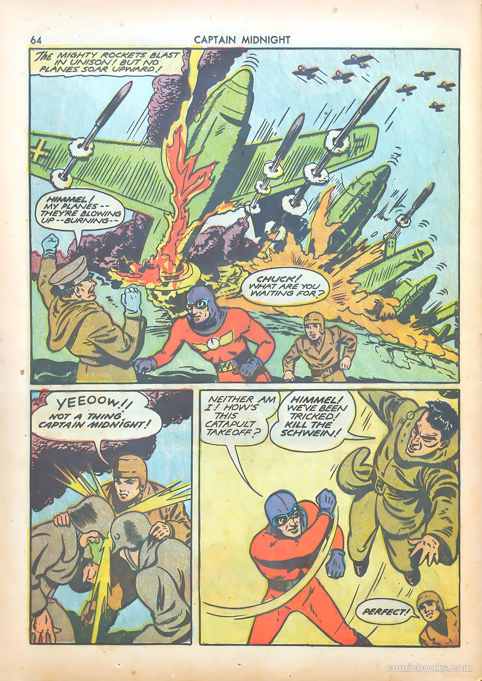Captain Midnight #8 (1943) — page 64 of 68