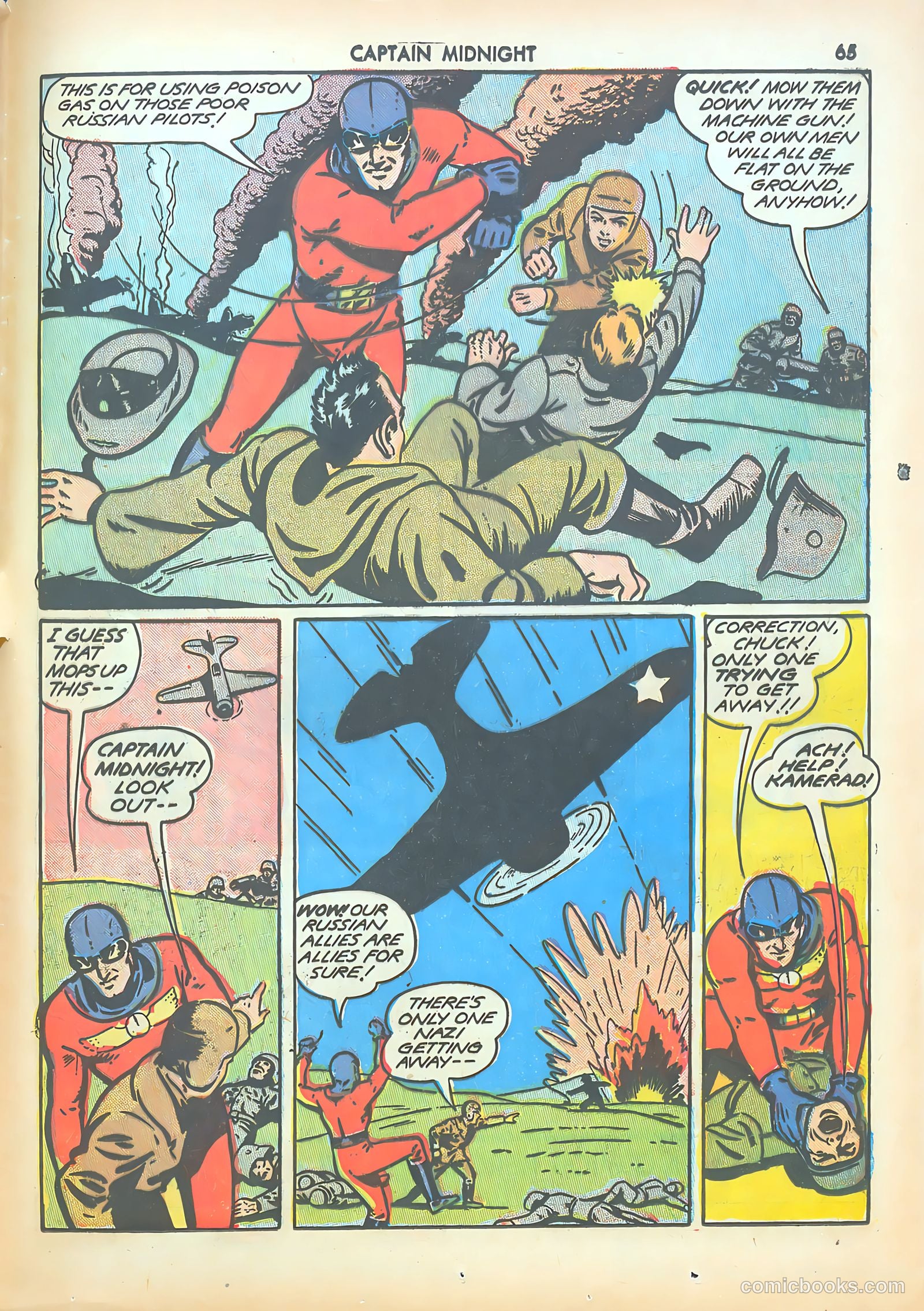 Captain Midnight #8 (1943) — page 65 of 68