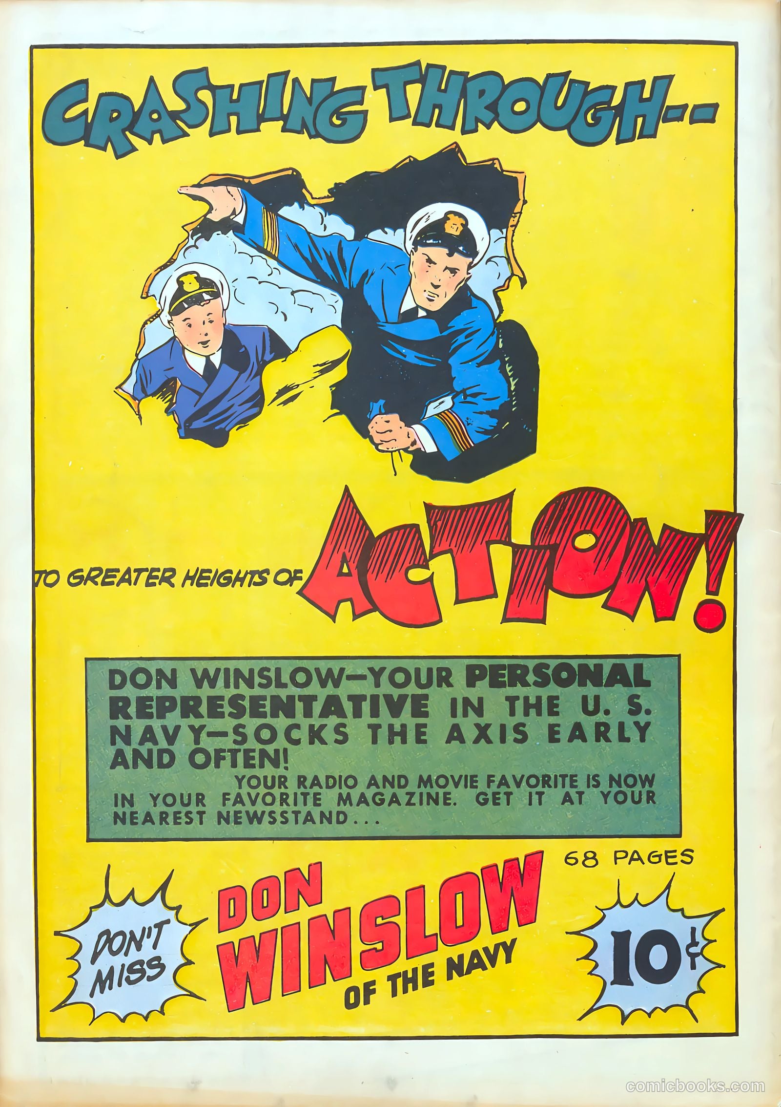 Captain Midnight #8 (1943) — page 68 of 68