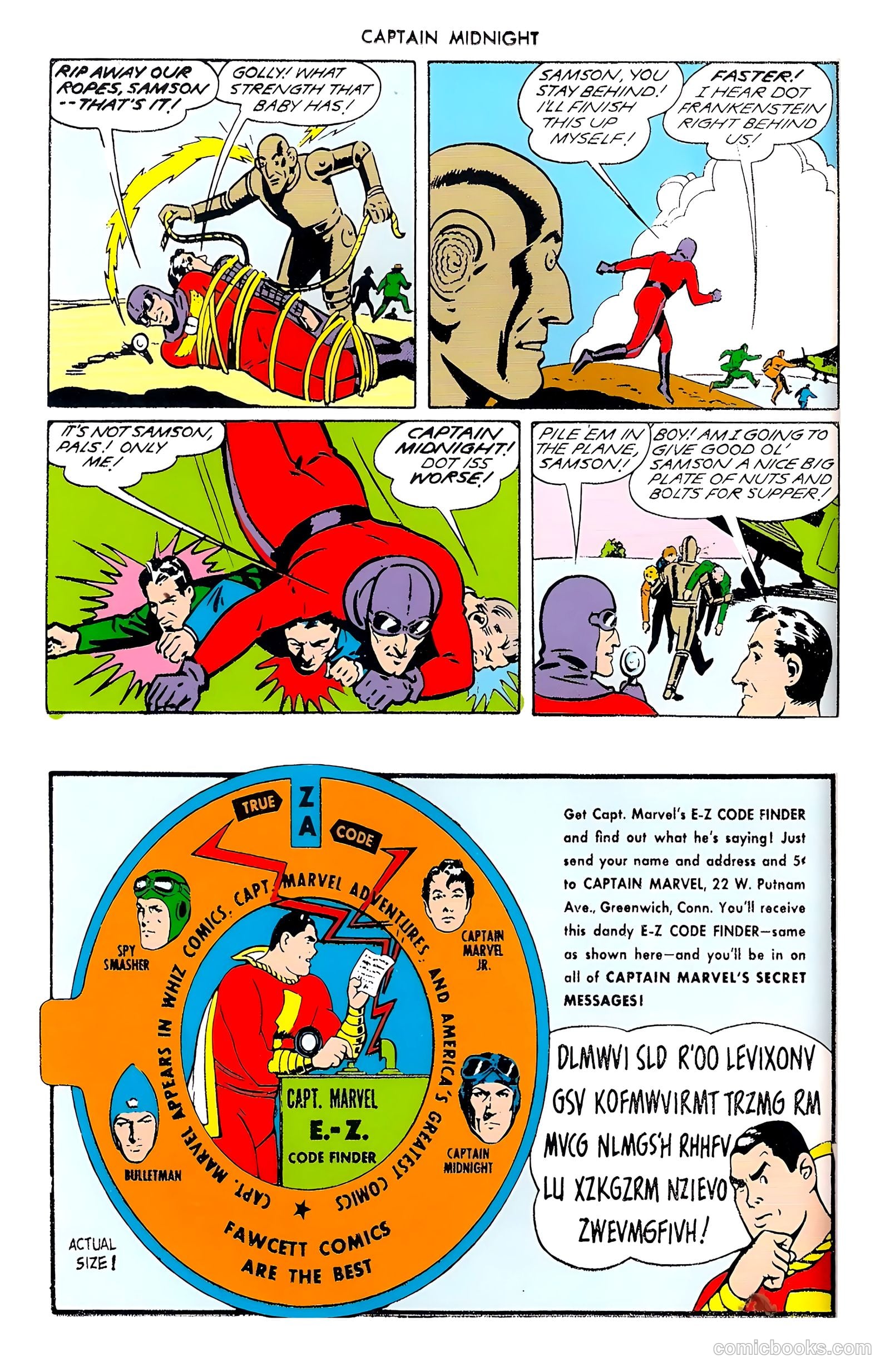 Captain Midnight #9 (1943) — page 66 of 68