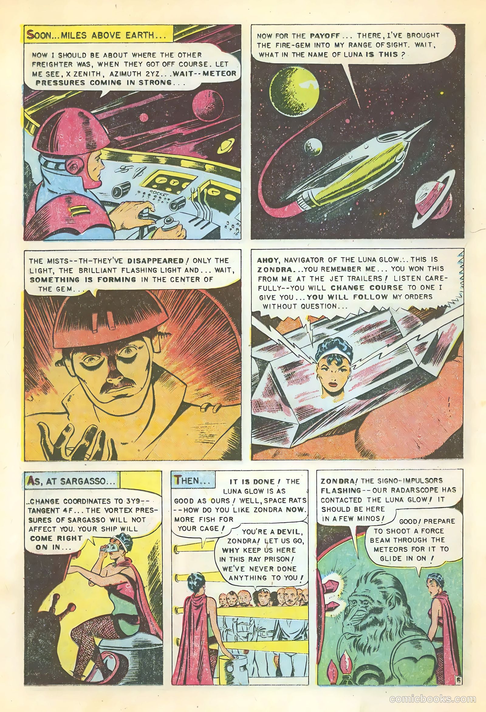 Captain Rocket #1 (1951) — page 8 of 36