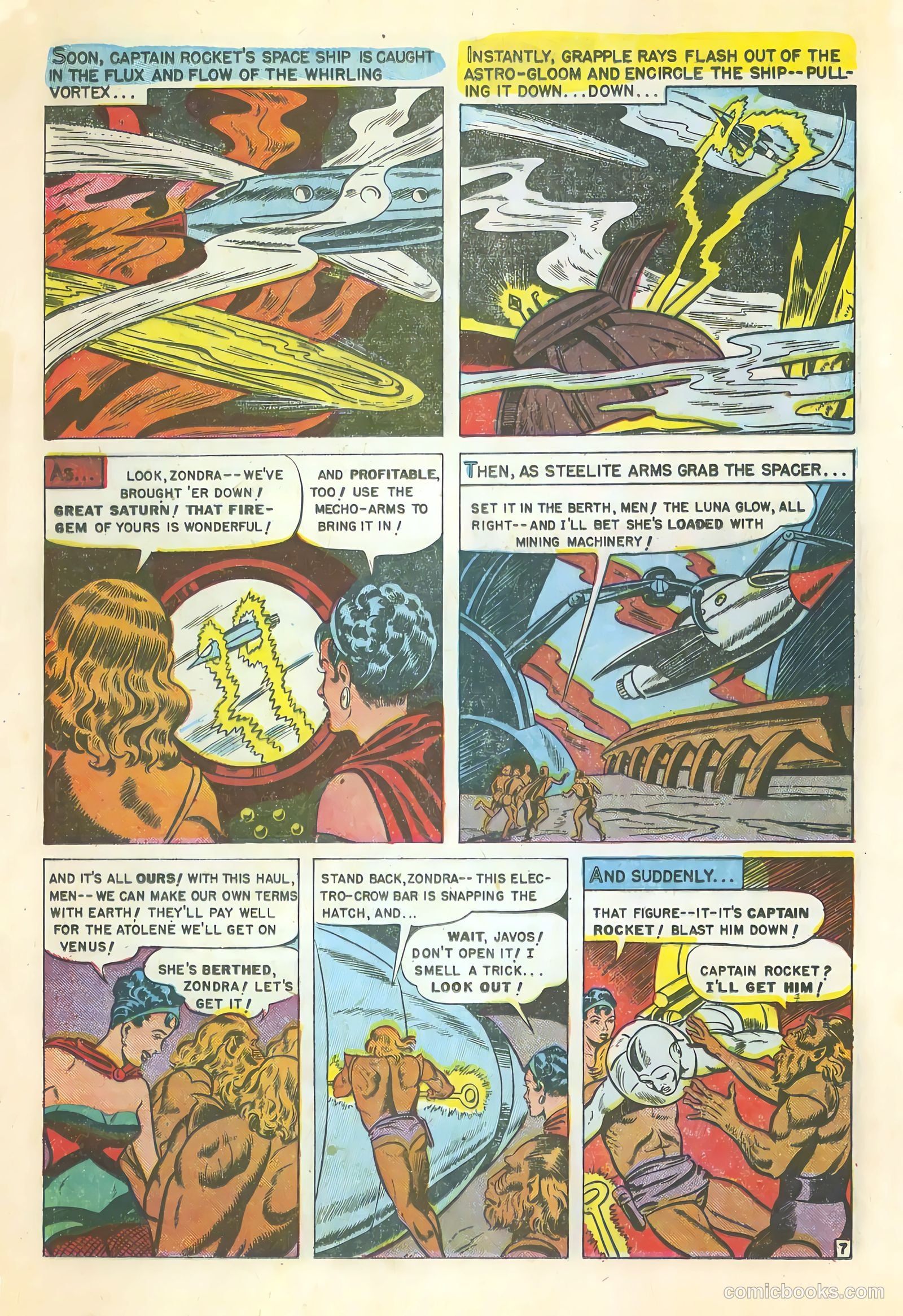 Captain Rocket #1 (1951) — page 9 of 36