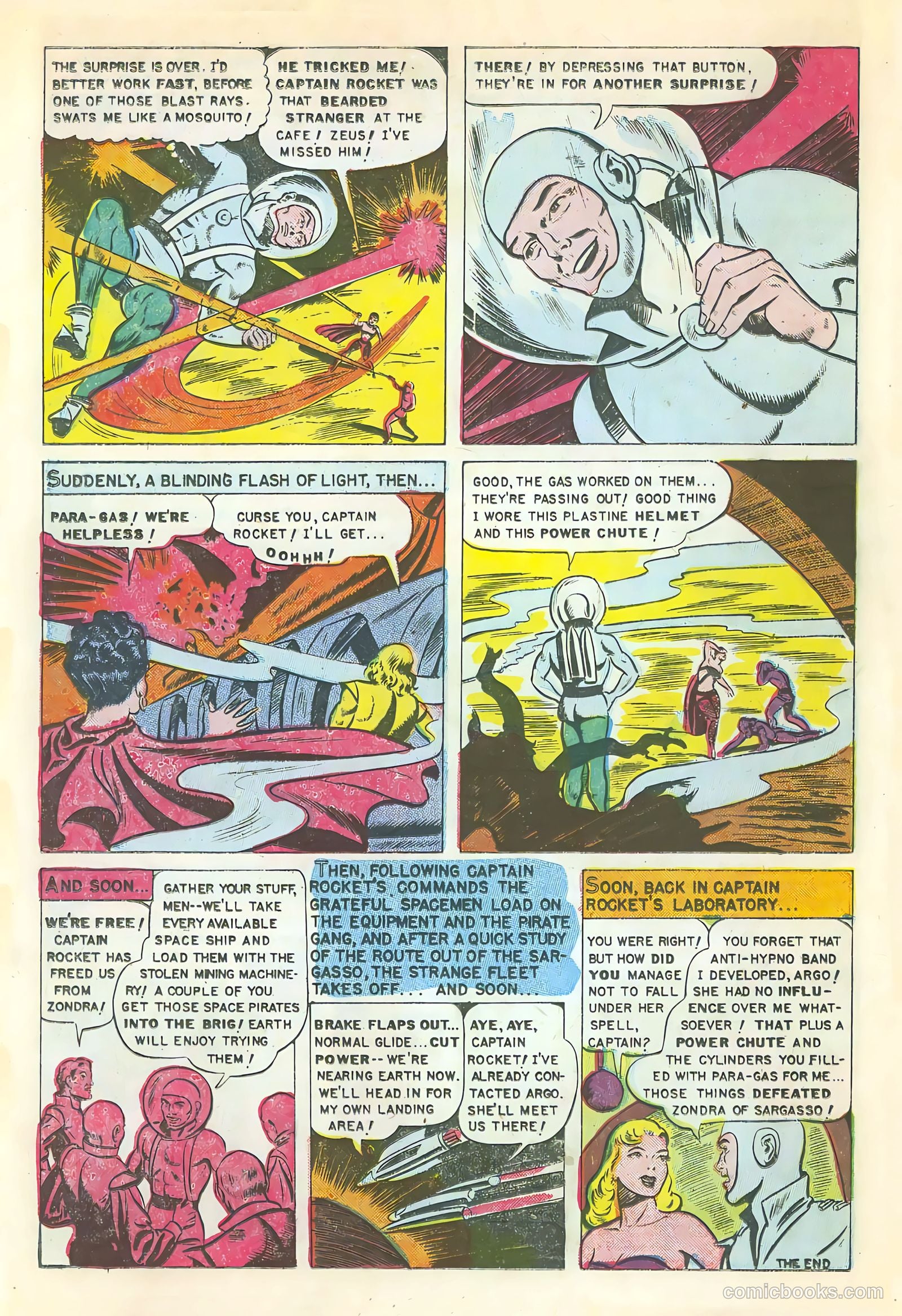 Captain Rocket #1 (1951) — page 10 of 36