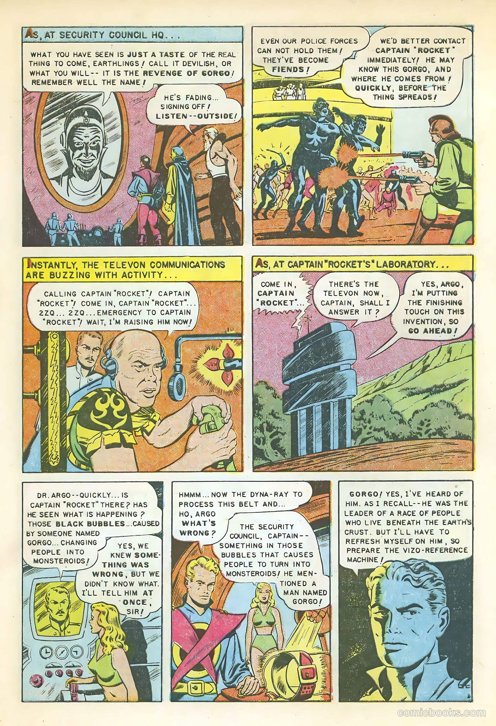 Captain Rocket #1 (1951) — page 13 of 36