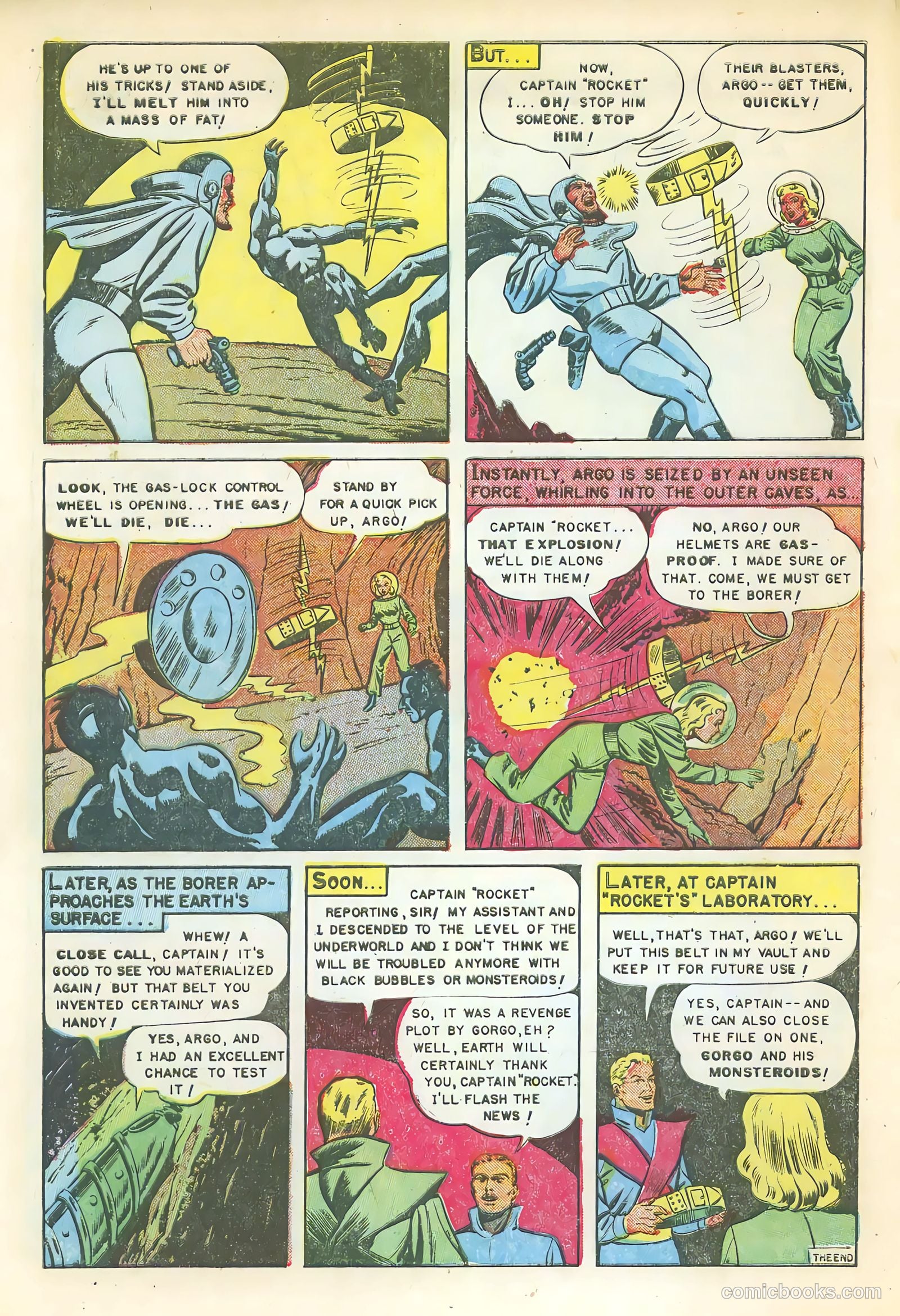 Captain Rocket #1 (1951) — page 18 of 36