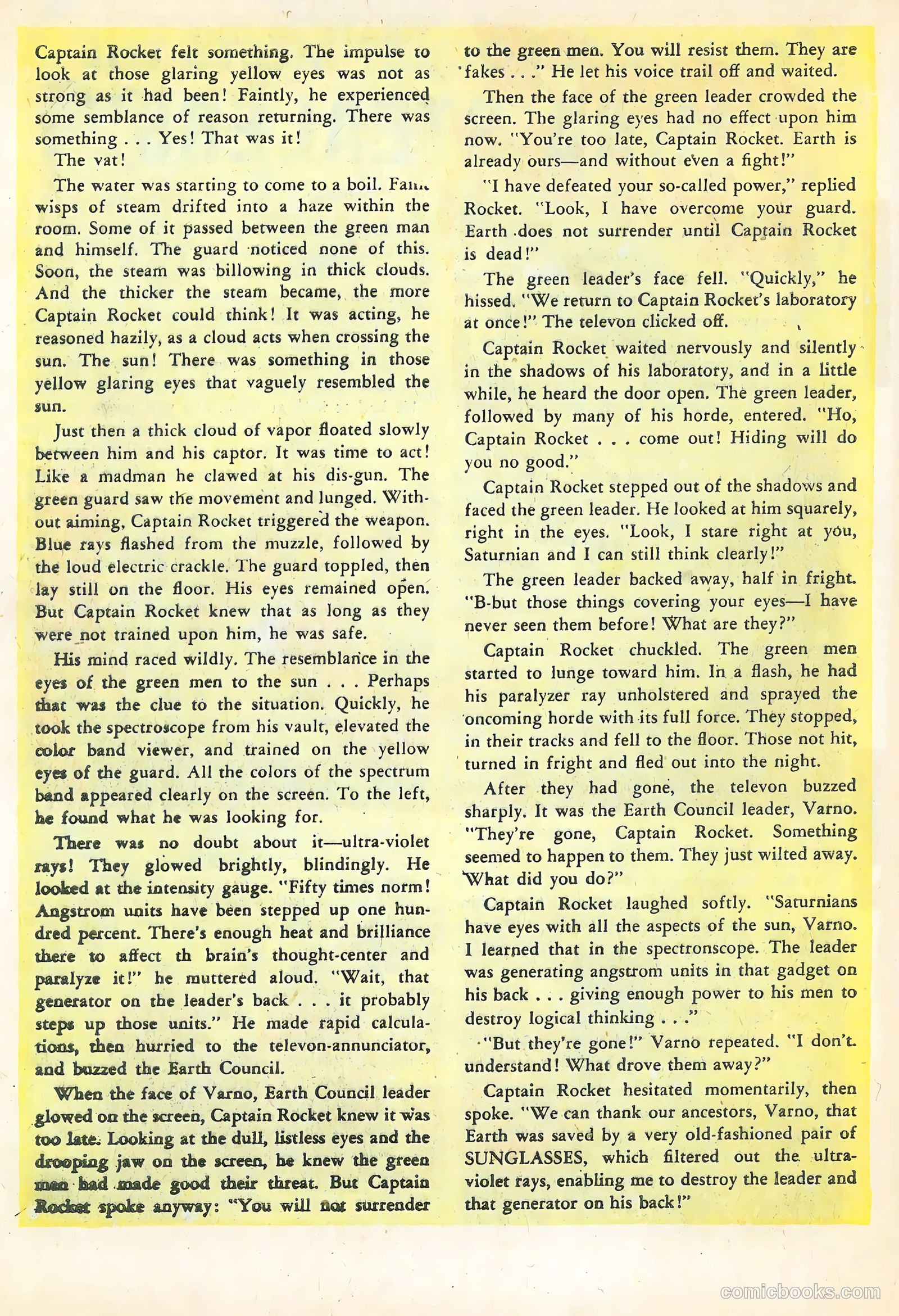 Captain Rocket #1 (1951) — page 20 of 36
