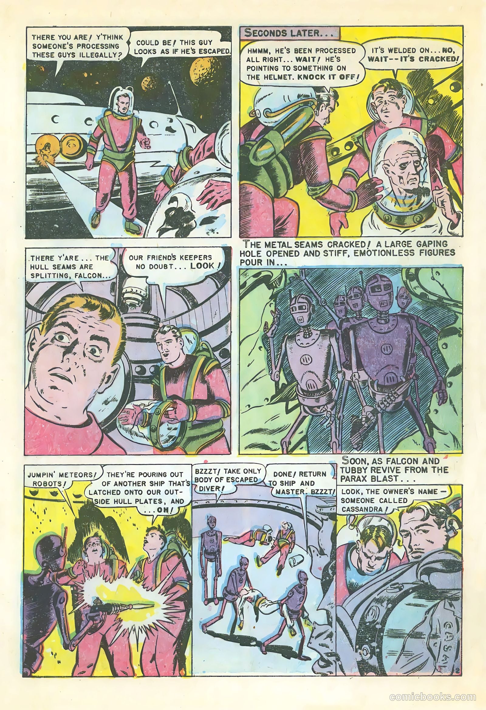 Captain Rocket #1 (1951) — page 22 of 36