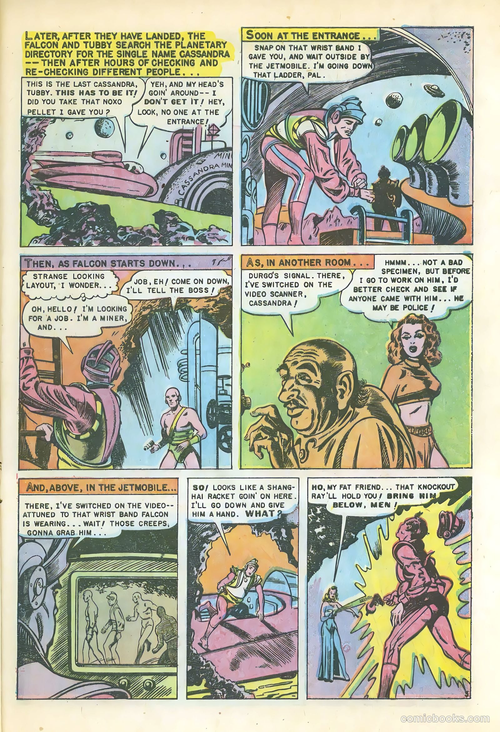 Captain Rocket #1 (1951) — page 23 of 36