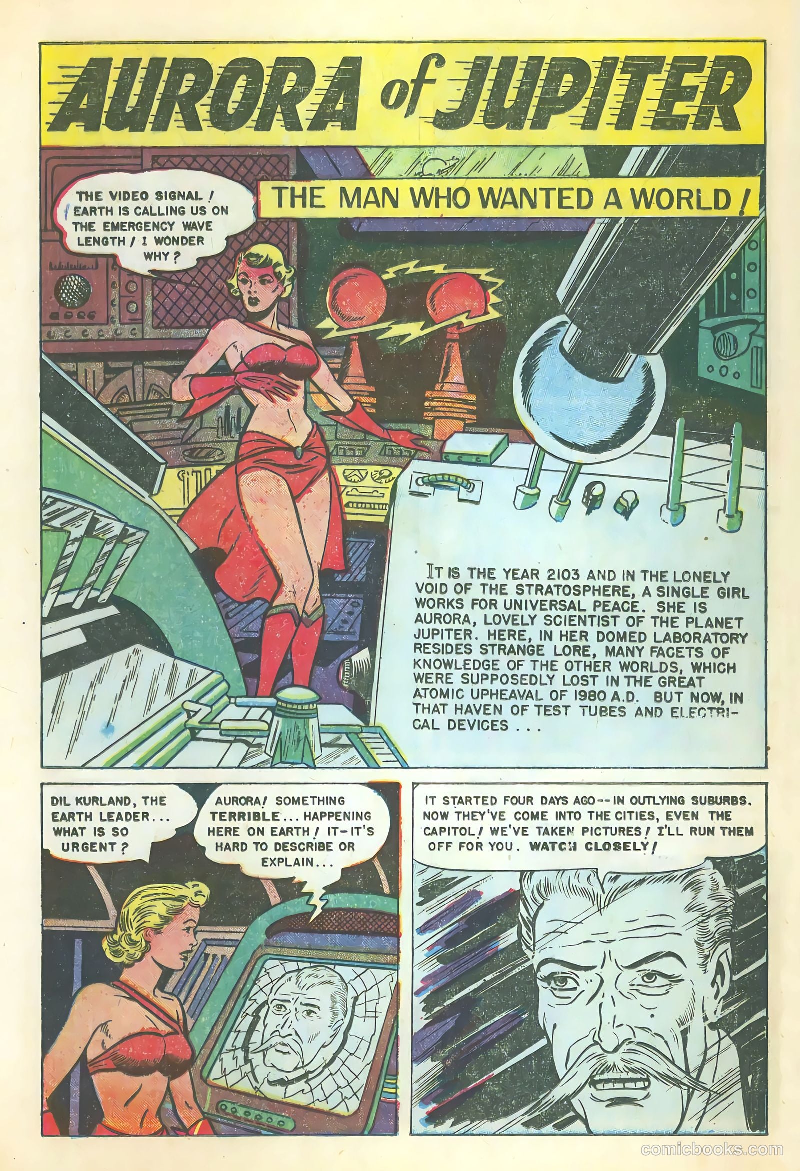 Captain Rocket #1 (1951) — page 28 of 36