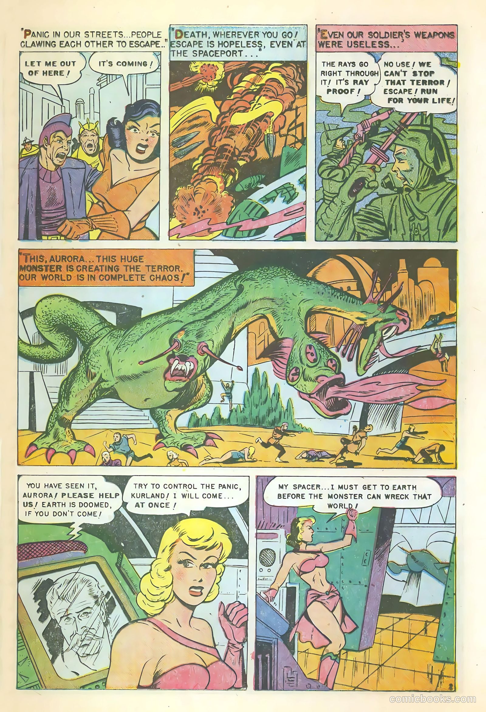 Captain Rocket #1 (1951) — page 29 of 36