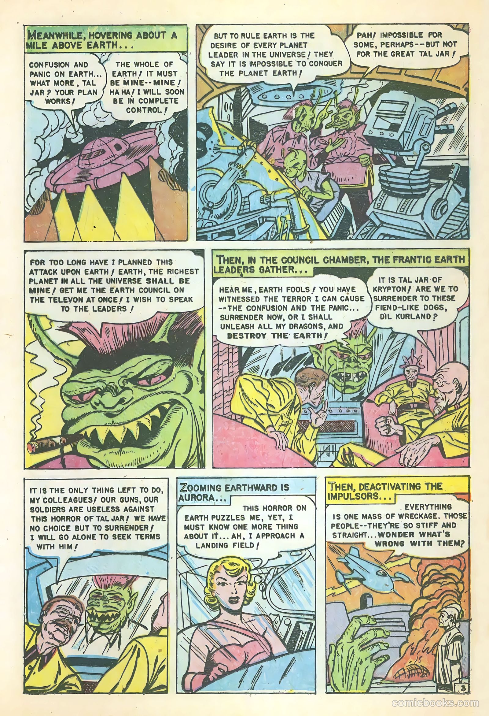 Captain Rocket #1 (1951) — page 30 of 36