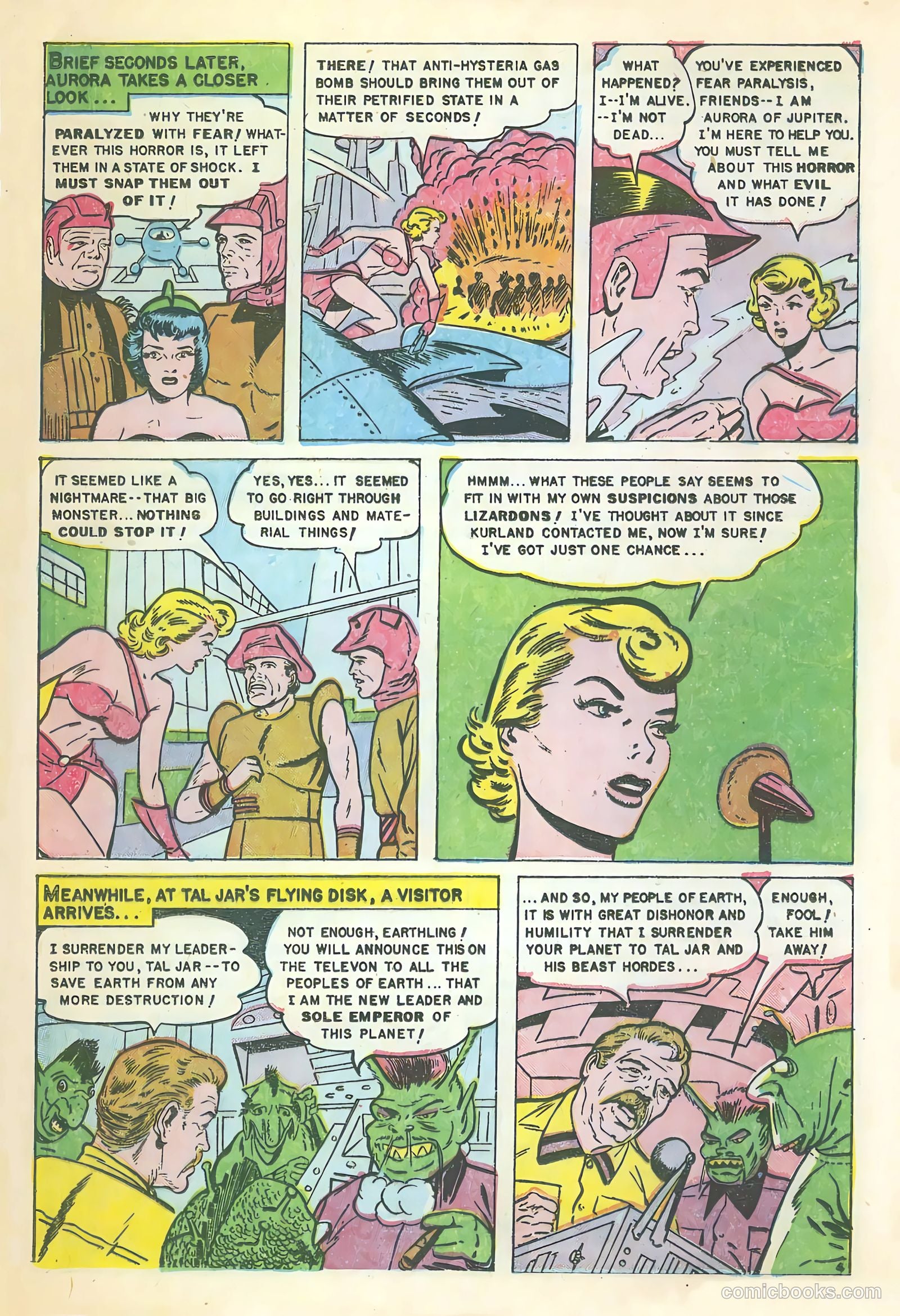 Captain Rocket #1 (1951) — page 31 of 36
