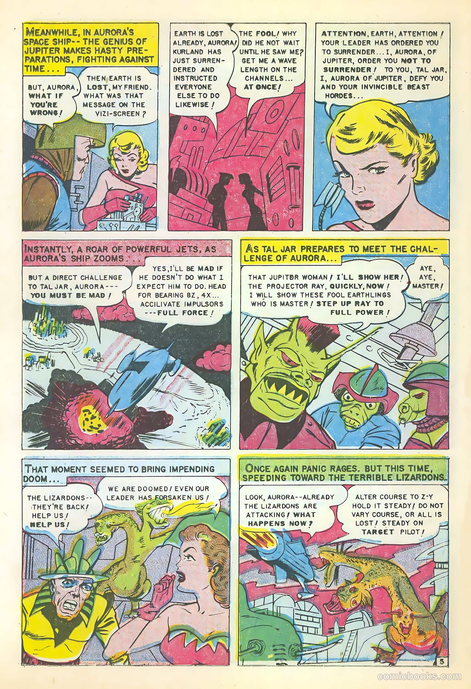 Captain Rocket #1 (1951) — page 32 of 36