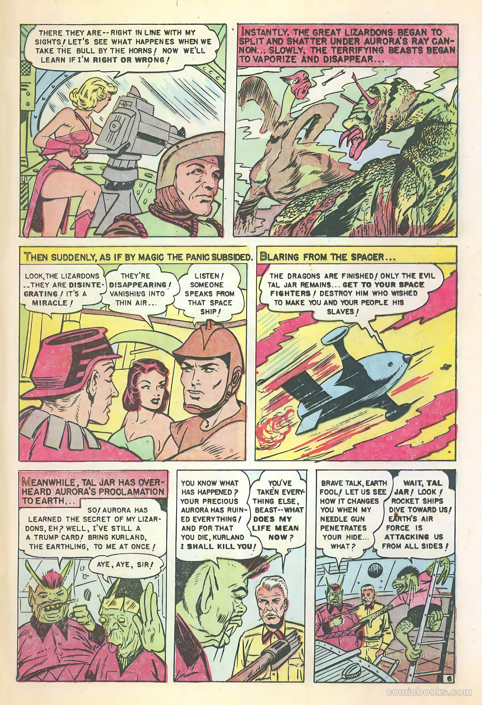 Captain Rocket #1 (1951) — page 33 of 36