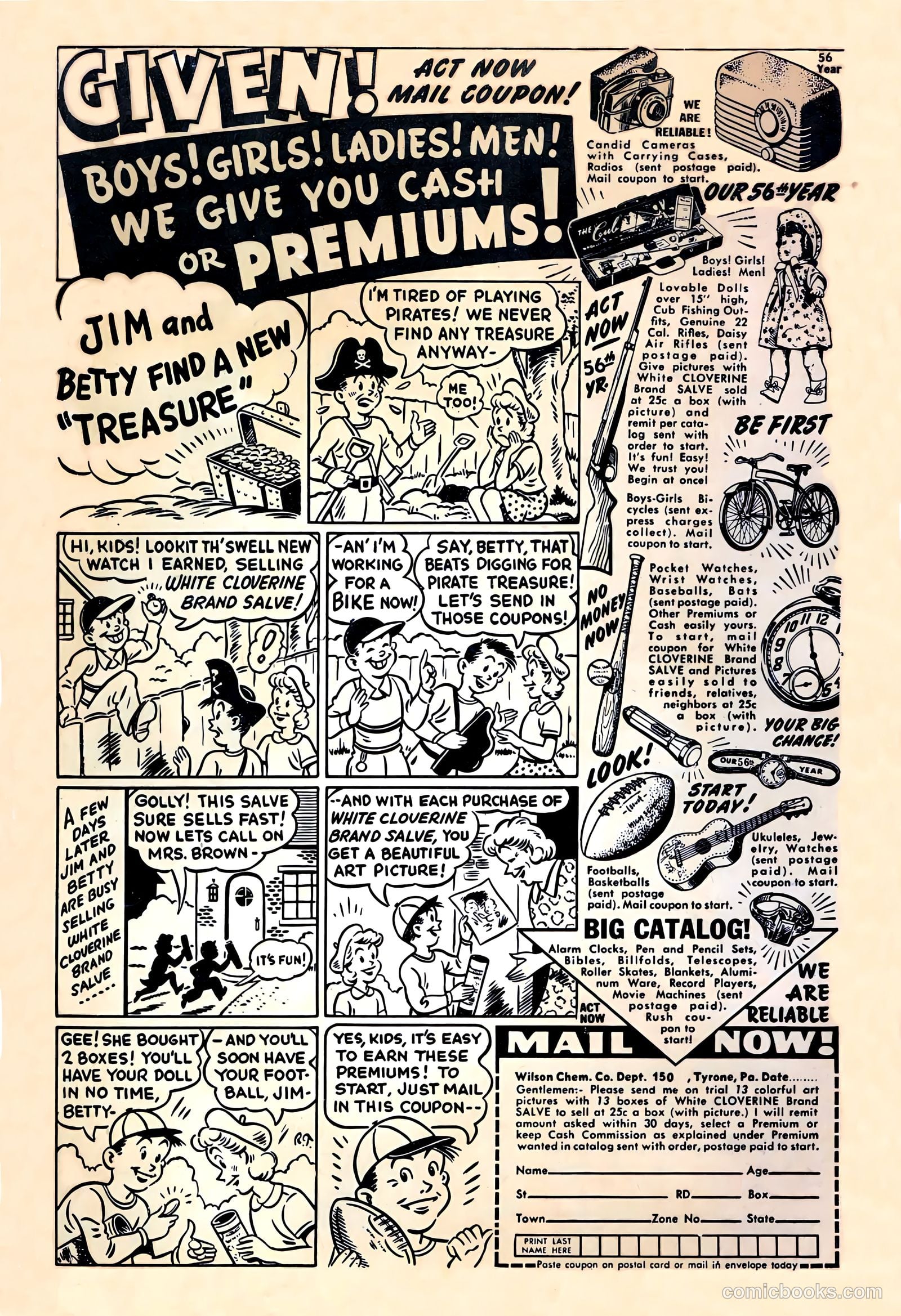 Captain Rocket #1 (1951) — page 35 of 36
