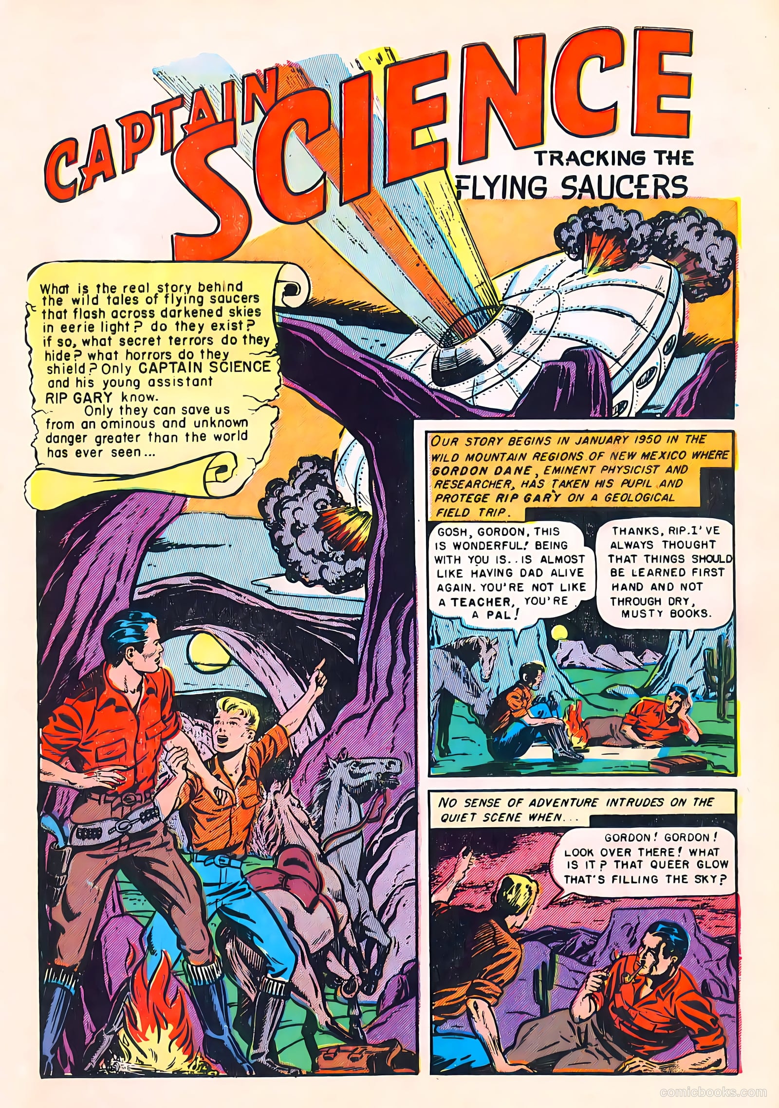 Captain Science #1 (1950) — page 3 of 36