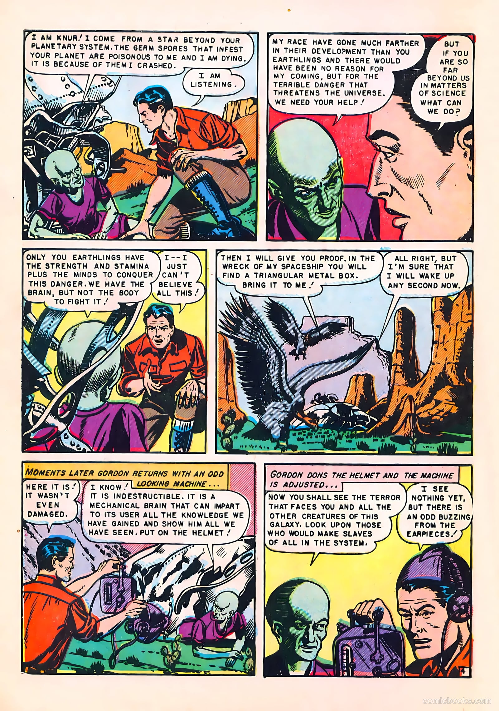 Captain Science #1 (1950) — page 6 of 36