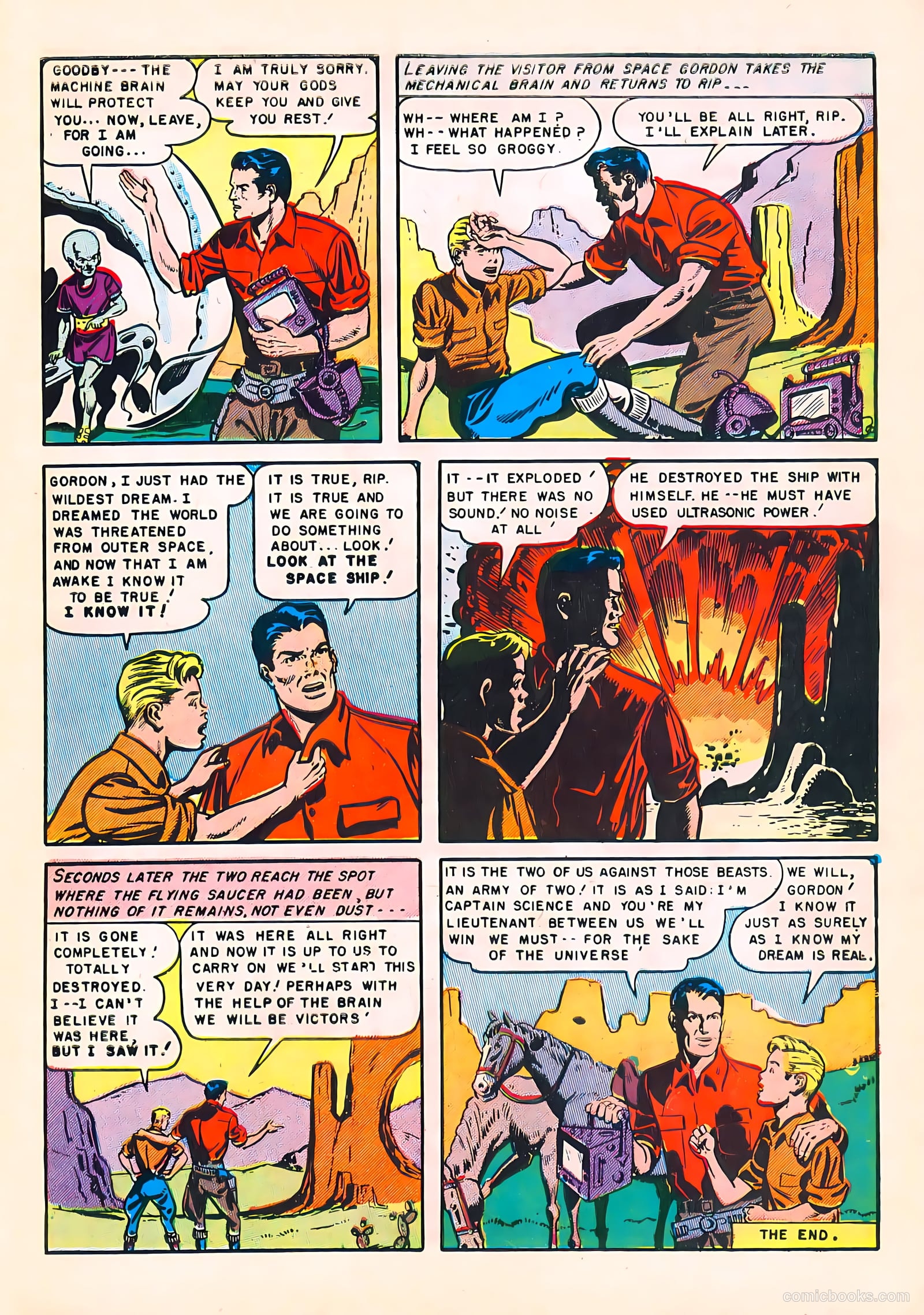 Captain Science #1 (1950) — page 9 of 36