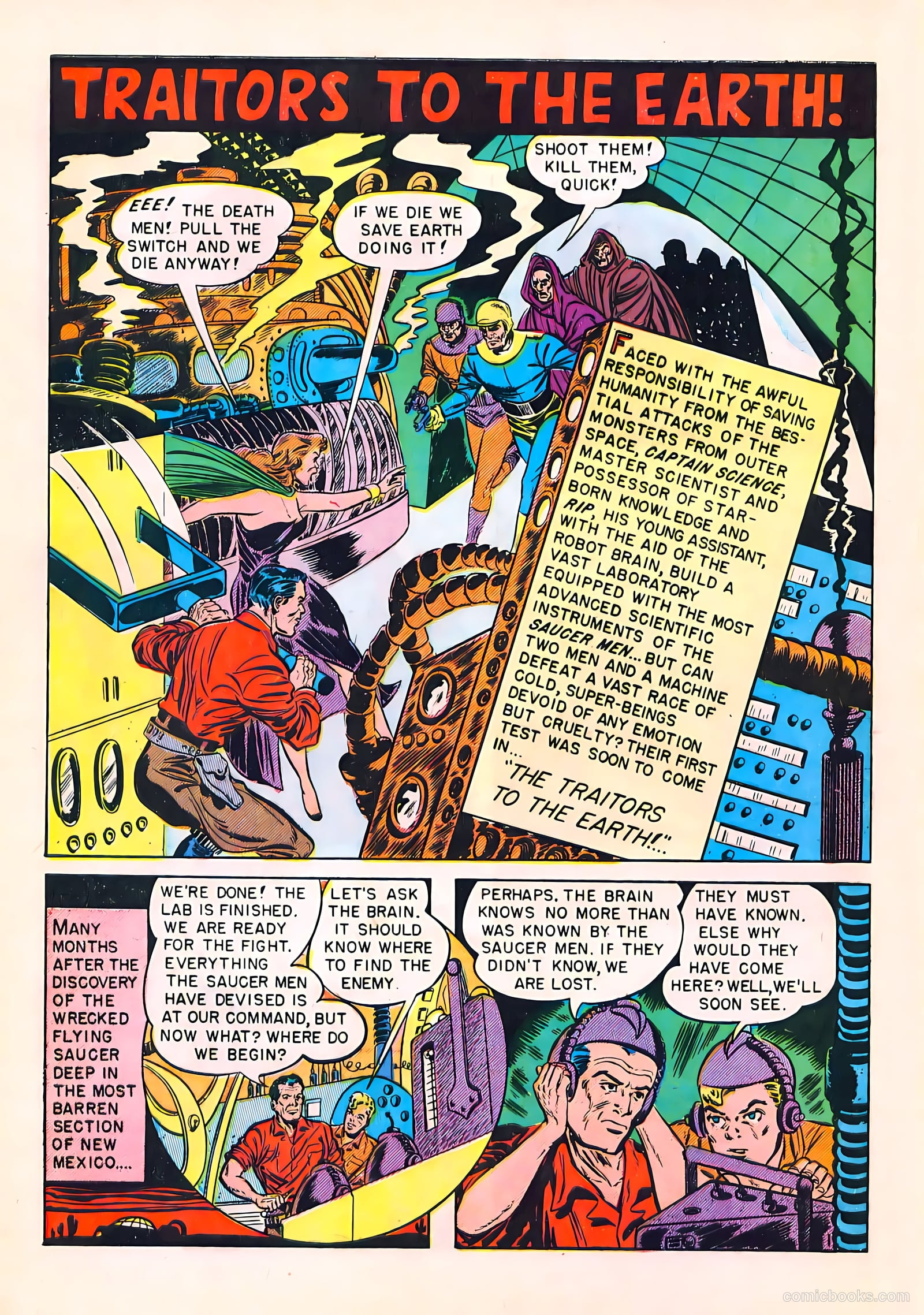 Captain Science #1 (1950) — page 10 of 36