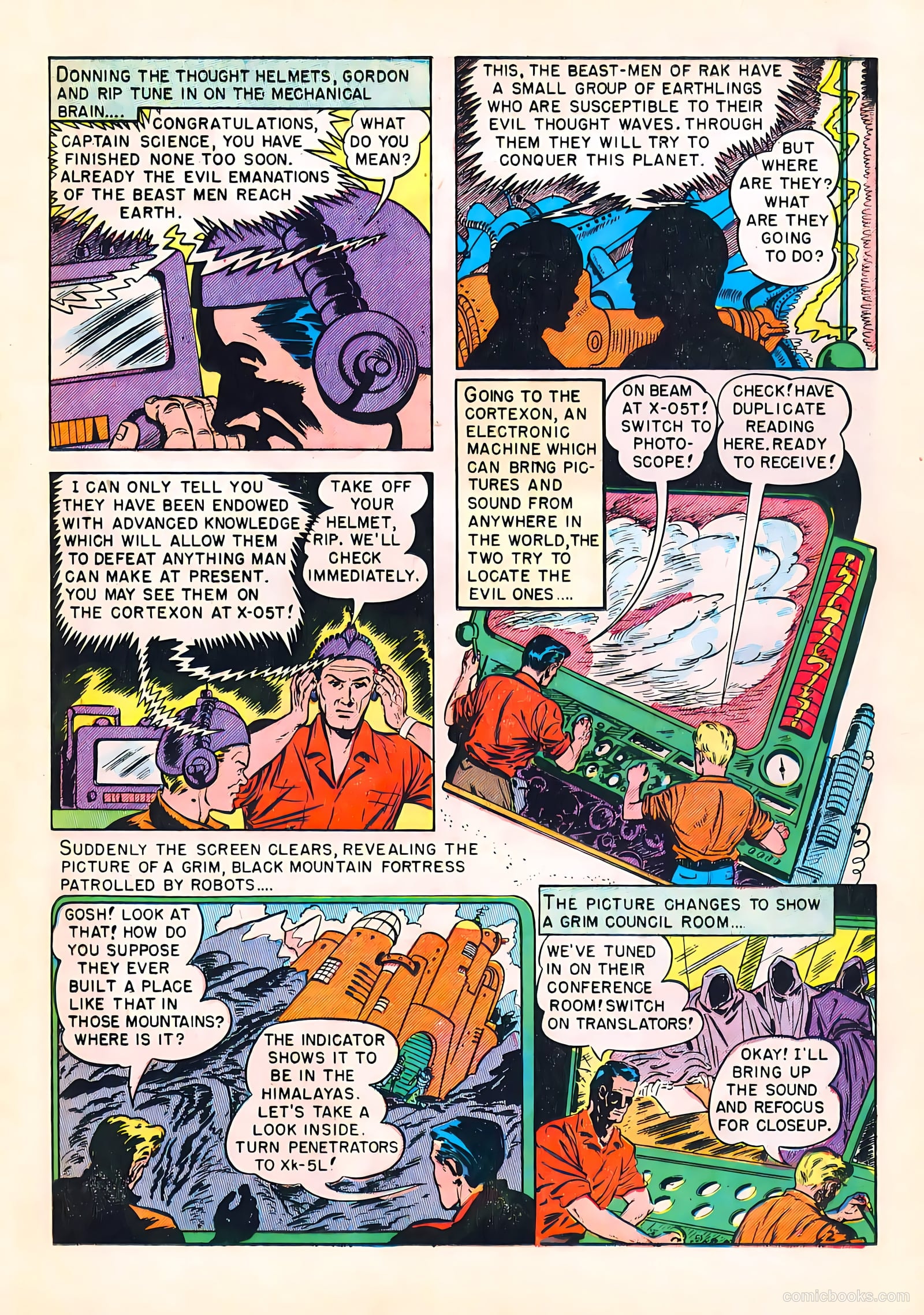 Captain Science #1 (1950) — page 11 of 36
