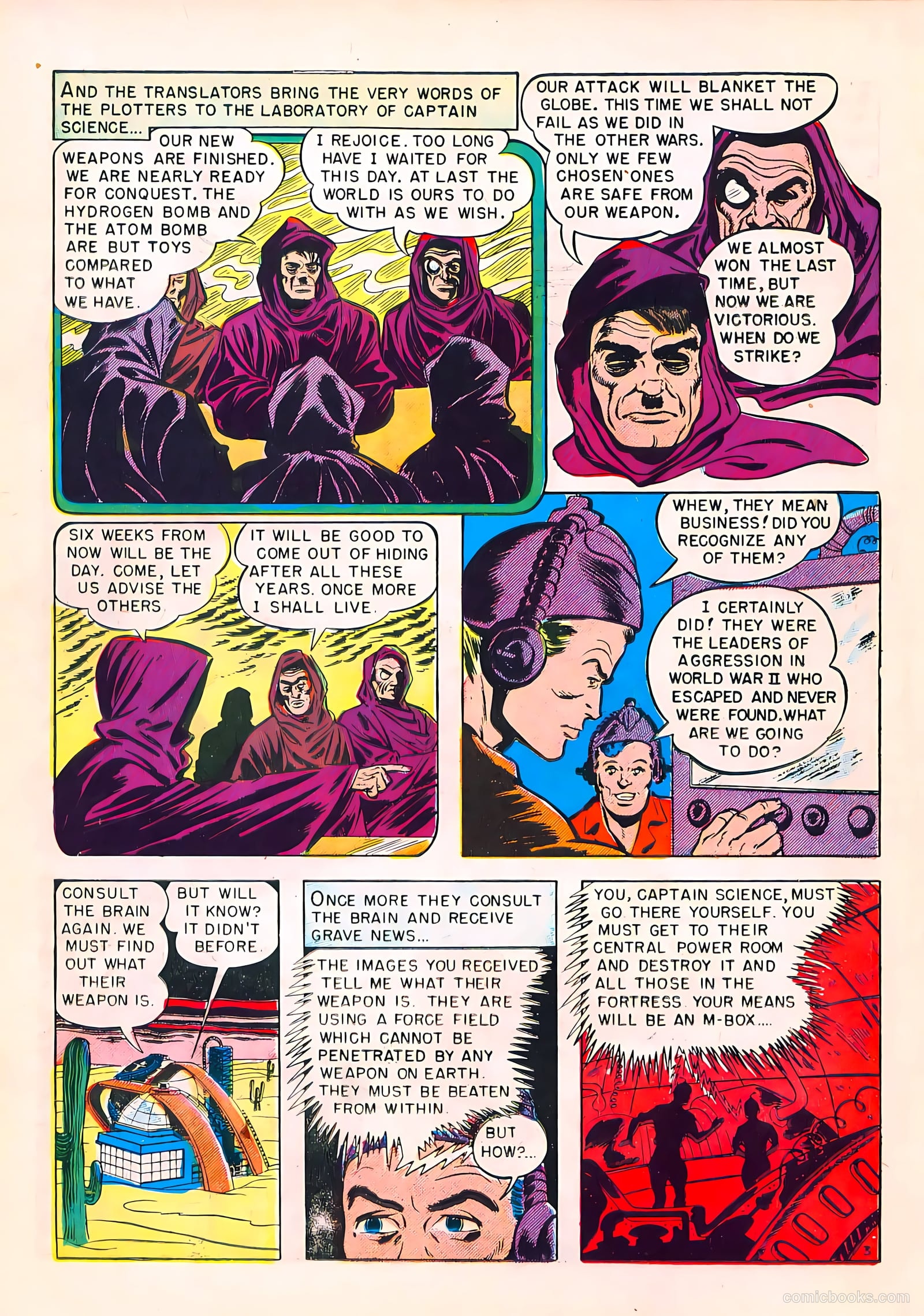 Captain Science #1 (1950) — page 12 of 36