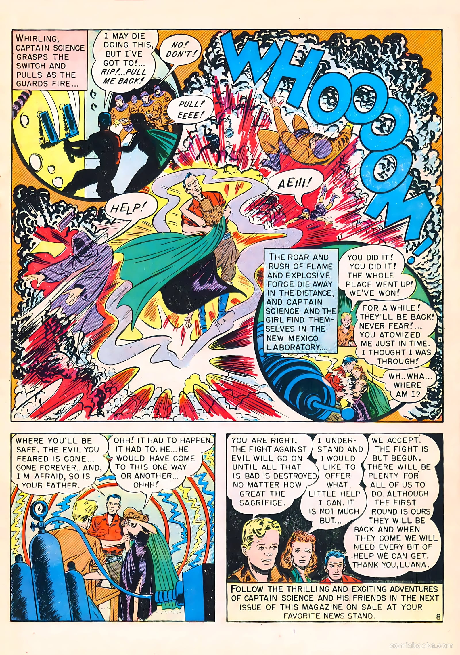 Captain Science #1 (1950) — page 17 of 36