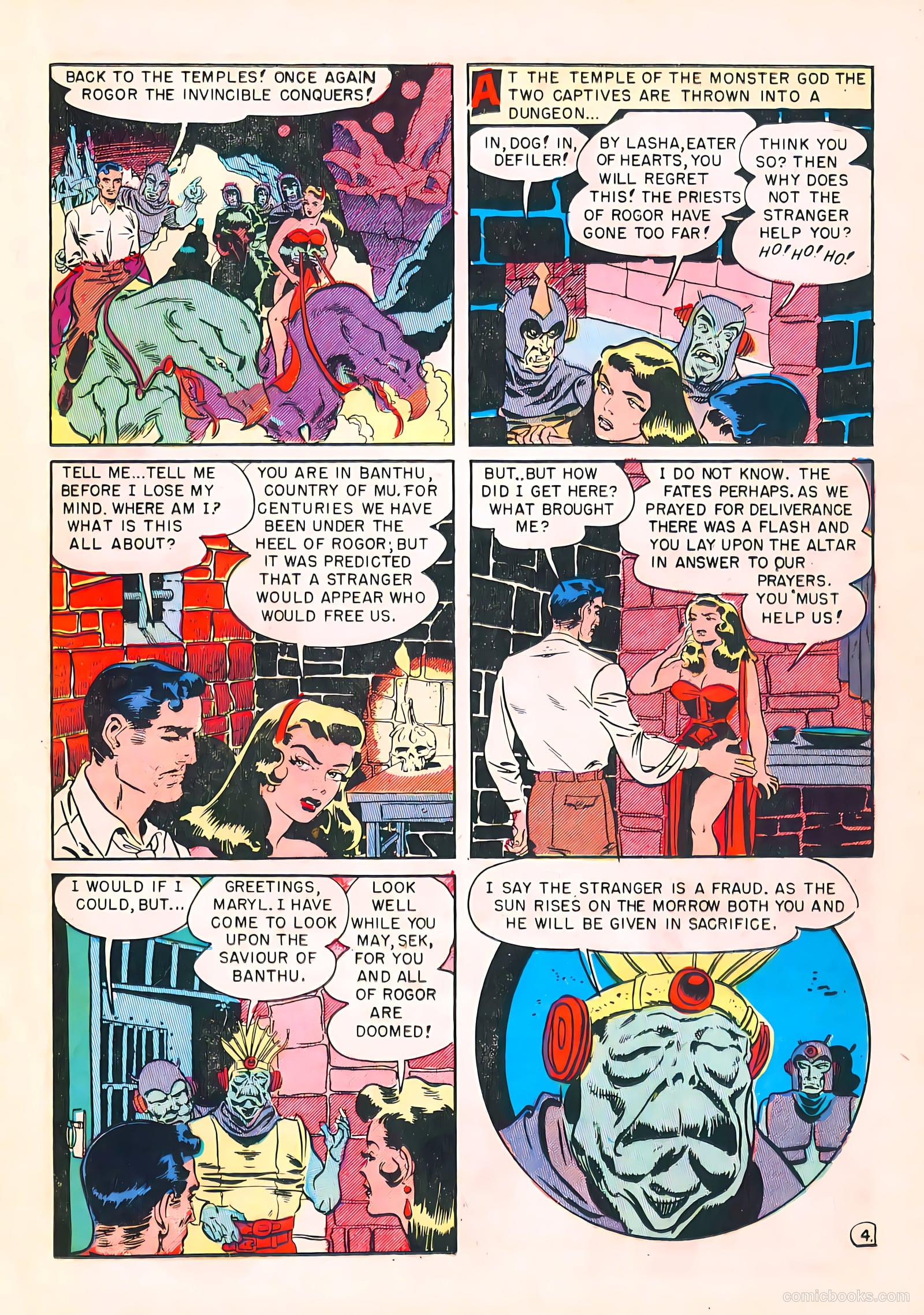 Captain Science #1 (1950) — page 23 of 36