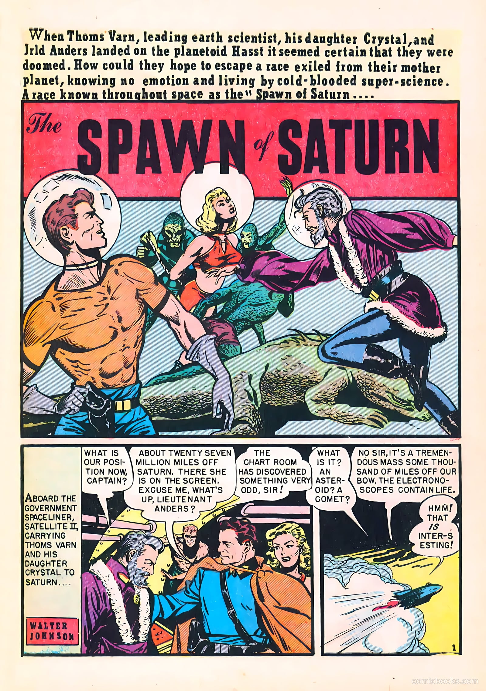 Captain Science #1 (1950) — page 27 of 36