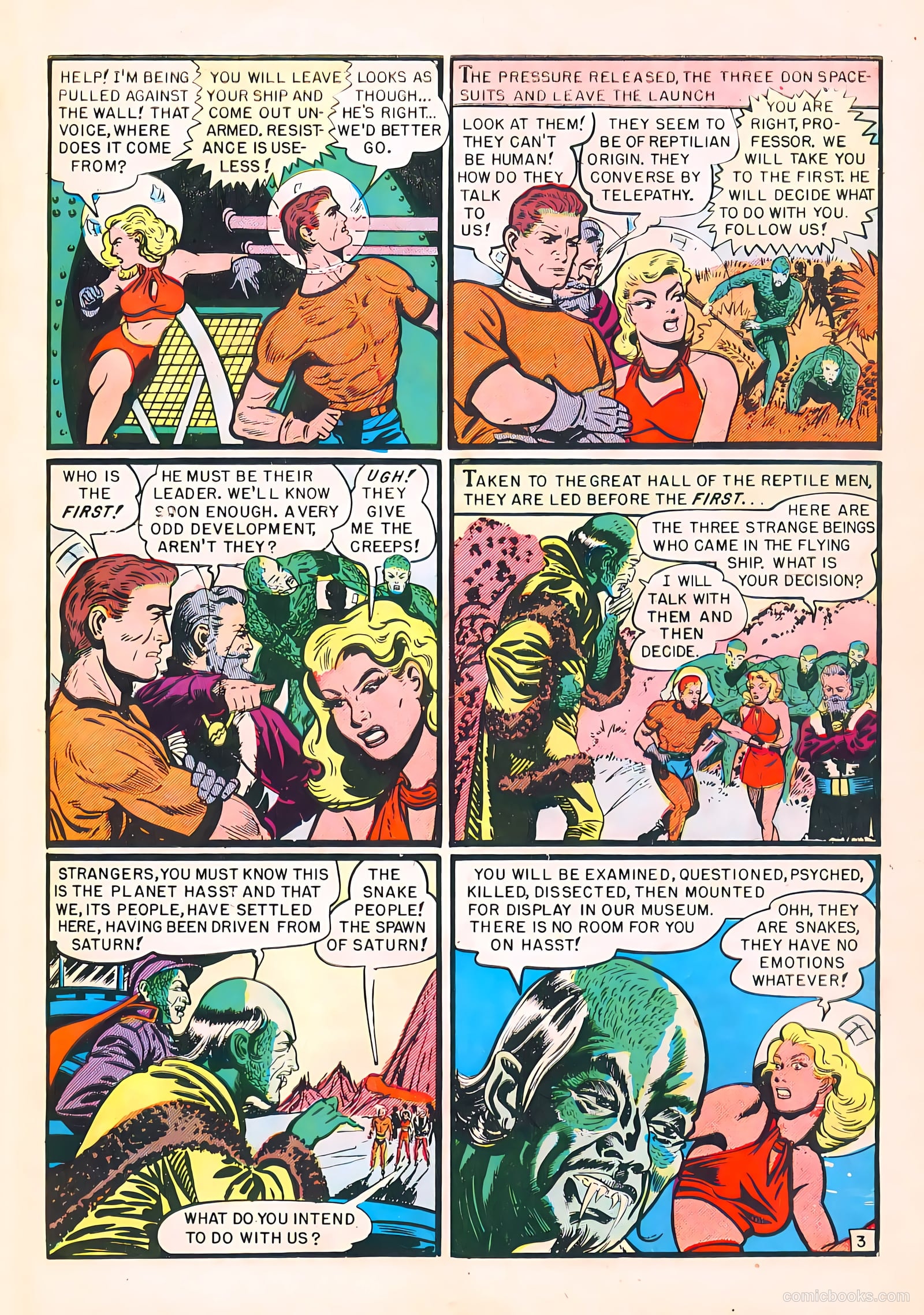 Captain Science #1 (1950) — page 29 of 36