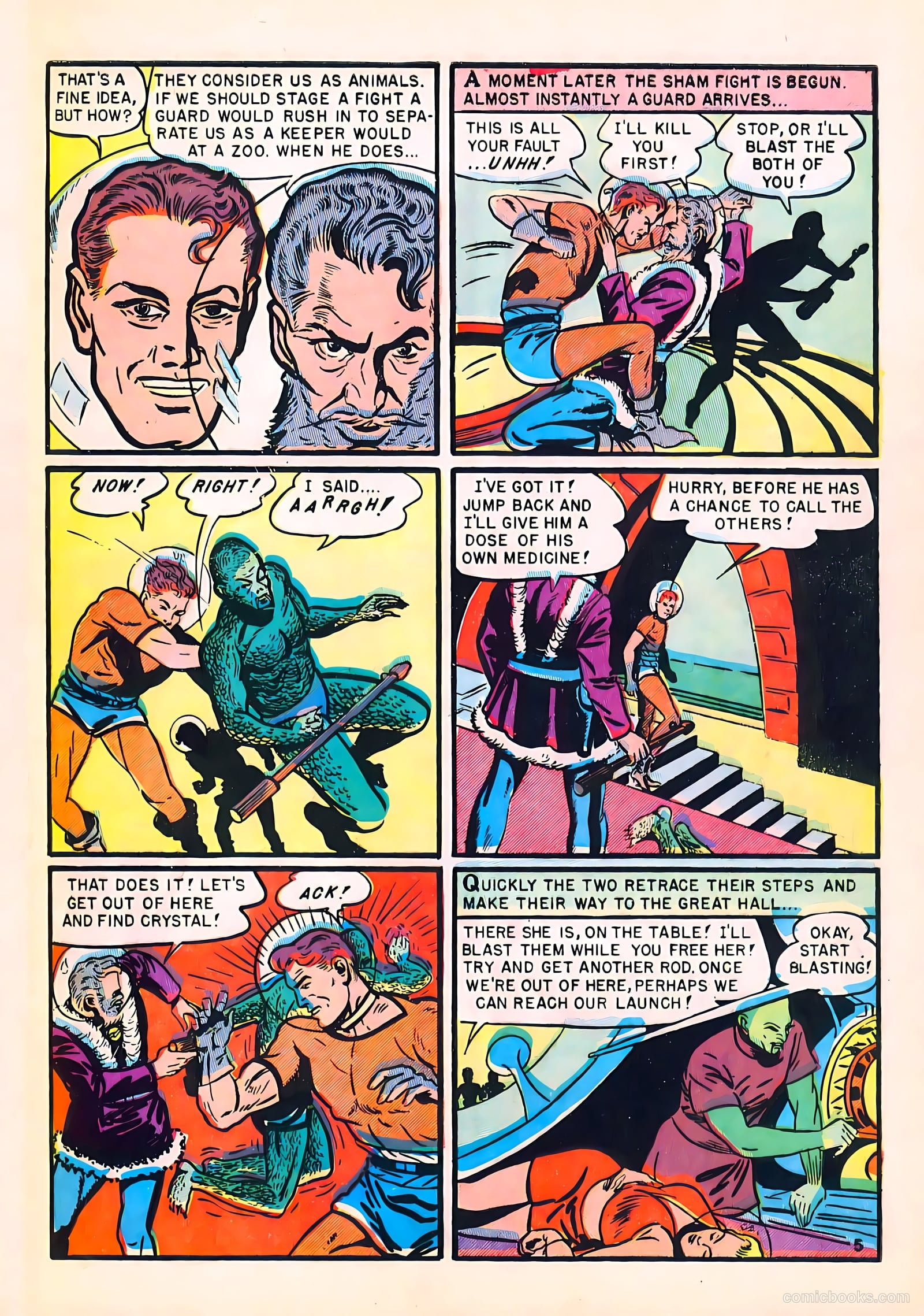 Captain Science #1 (1950) — page 31 of 36