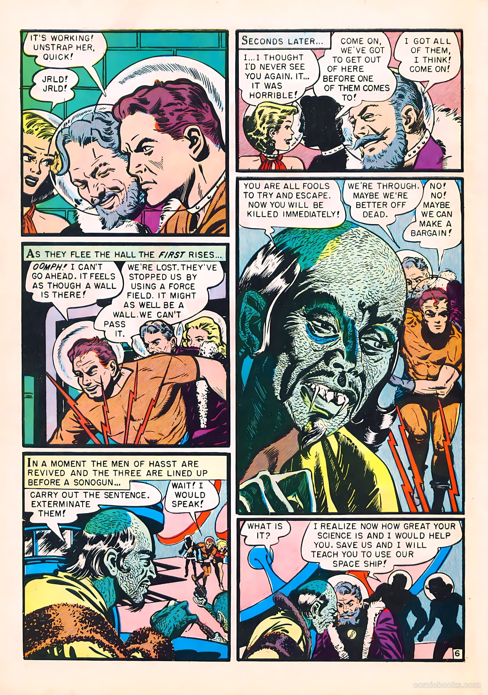 Captain Science #1 (1950) — page 32 of 36