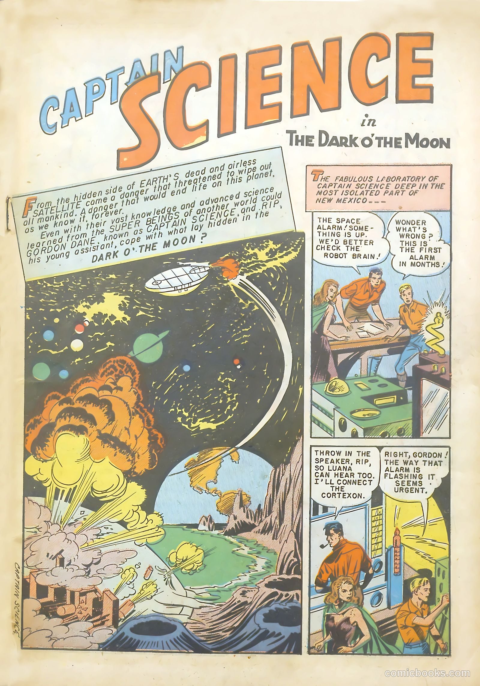 Captain Science #2 (1951) — page 3 of 35