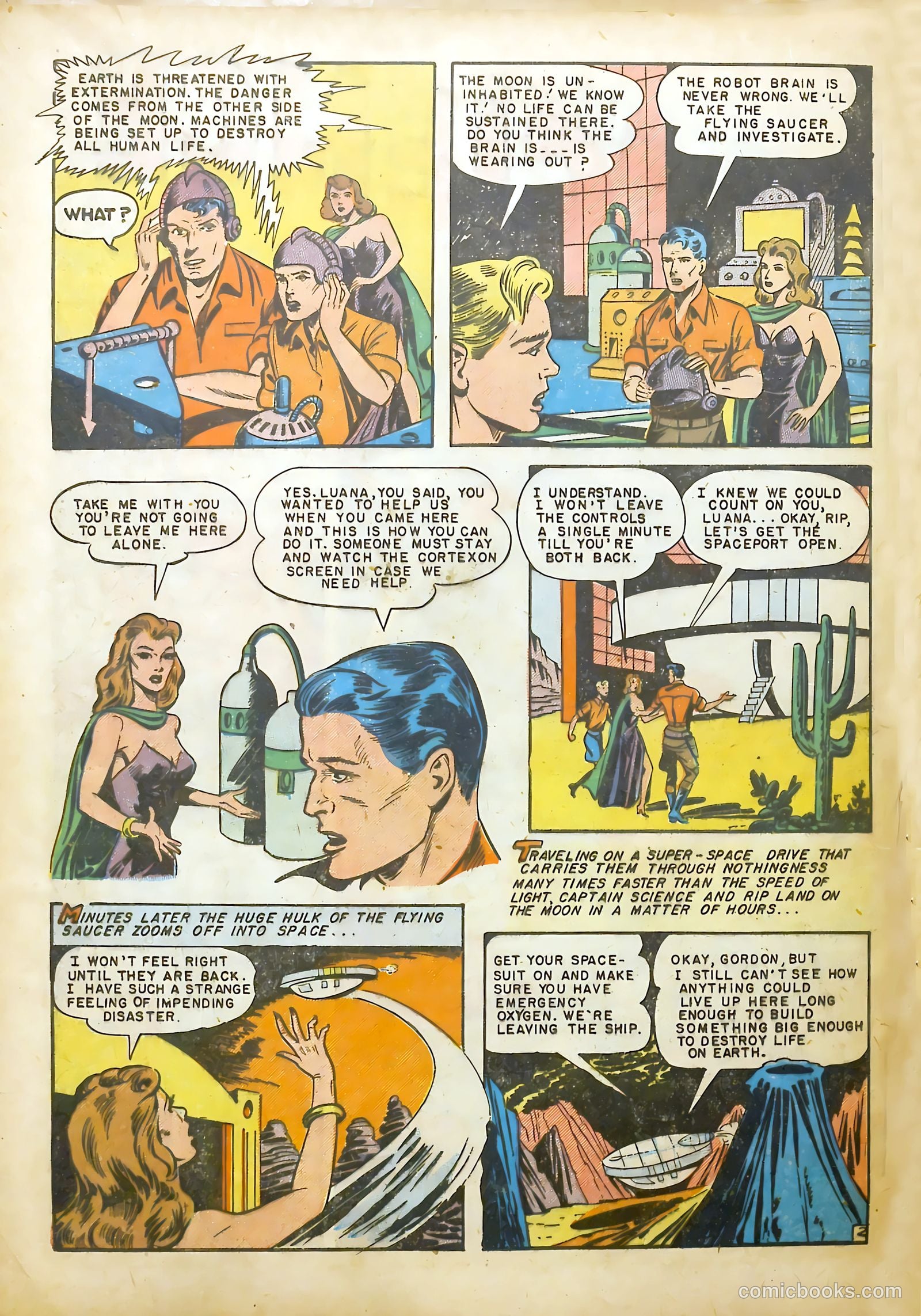 Captain Science #2 (1951) — page 4 of 35