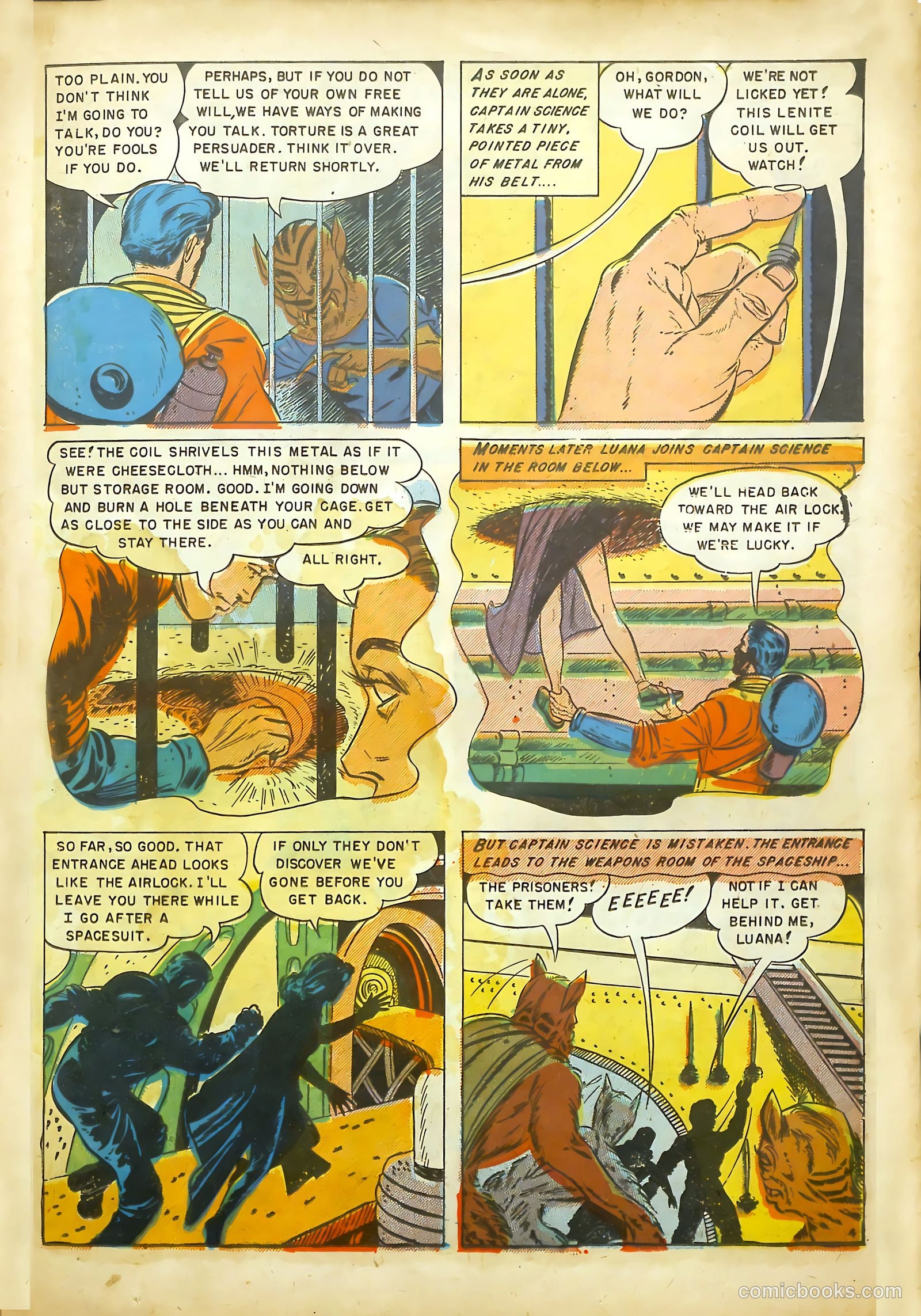 Captain Science #2 (1951) — page 22 of 35