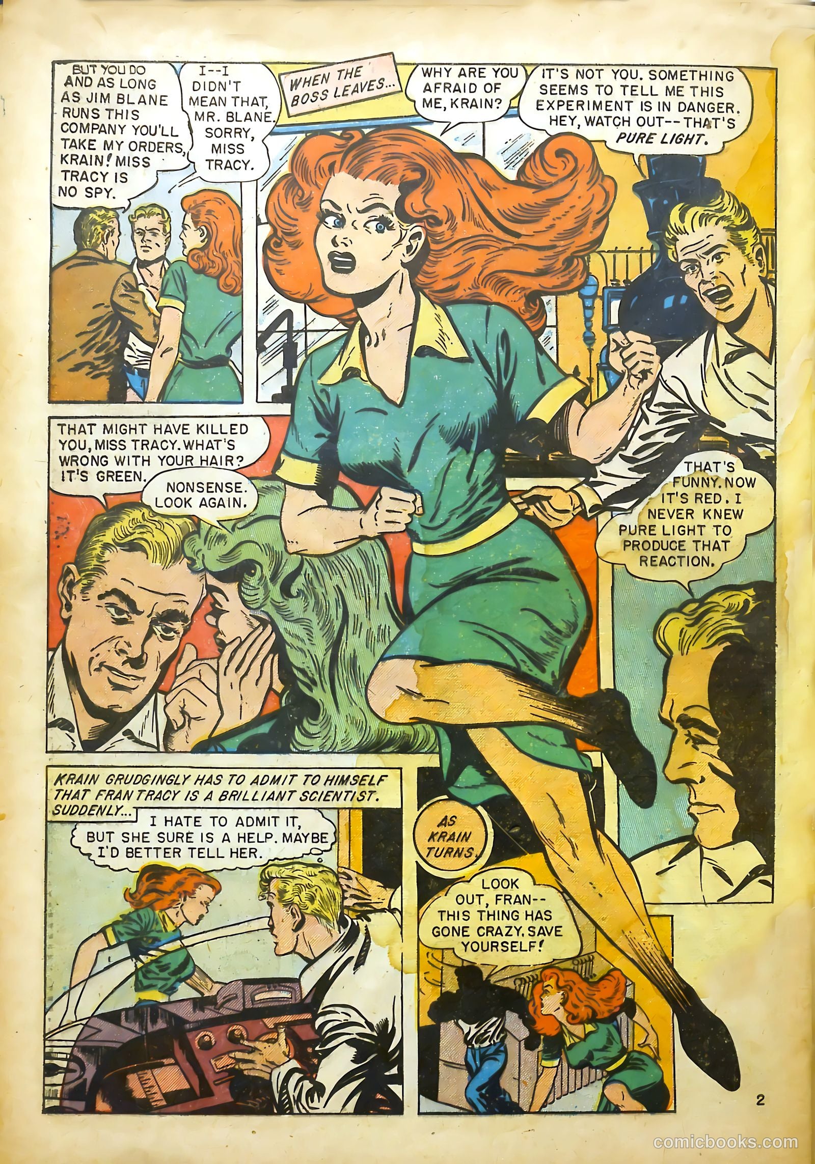 Captain Science #2 (1951) — page 27 of 35