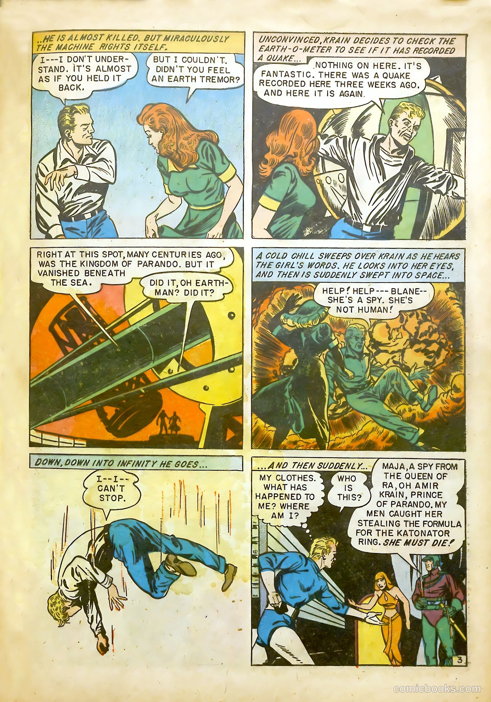 Captain Science #2 (1951) — page 28 of 35