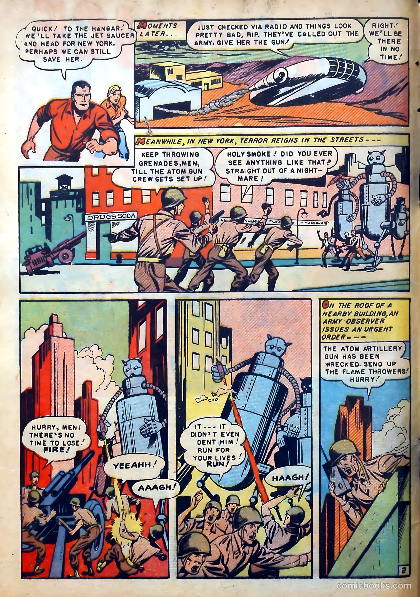 Captain Science #3 (1951) — page 4 of 36