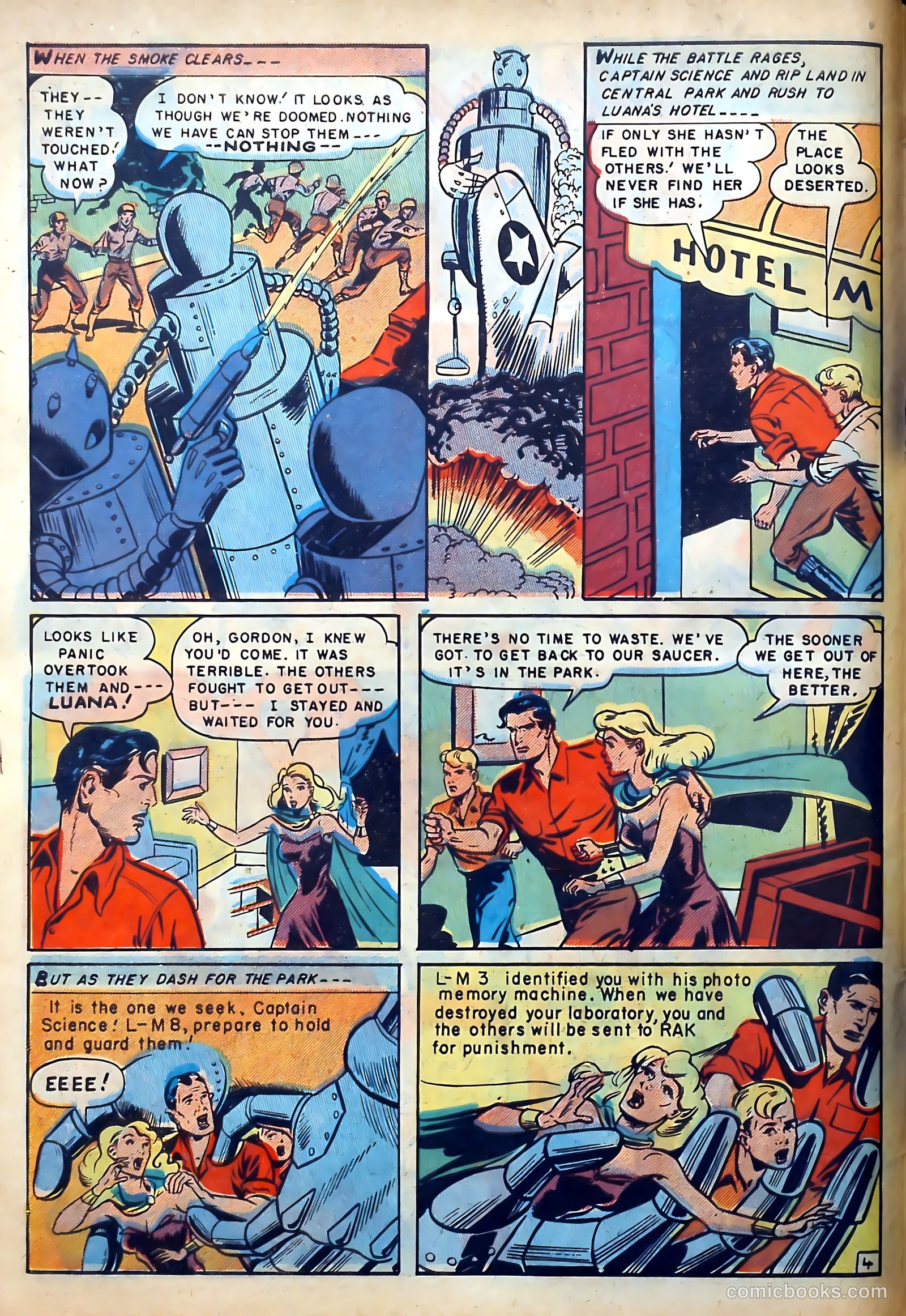 Captain Science #3 (1951) — page 6 of 36
