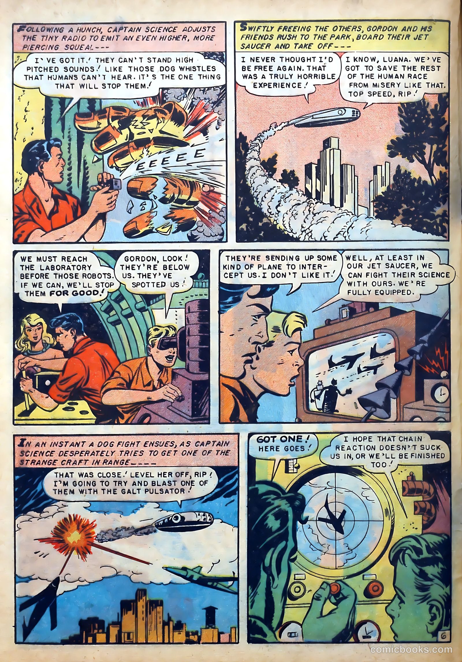 Captain Science #3 (1951) — page 8 of 36