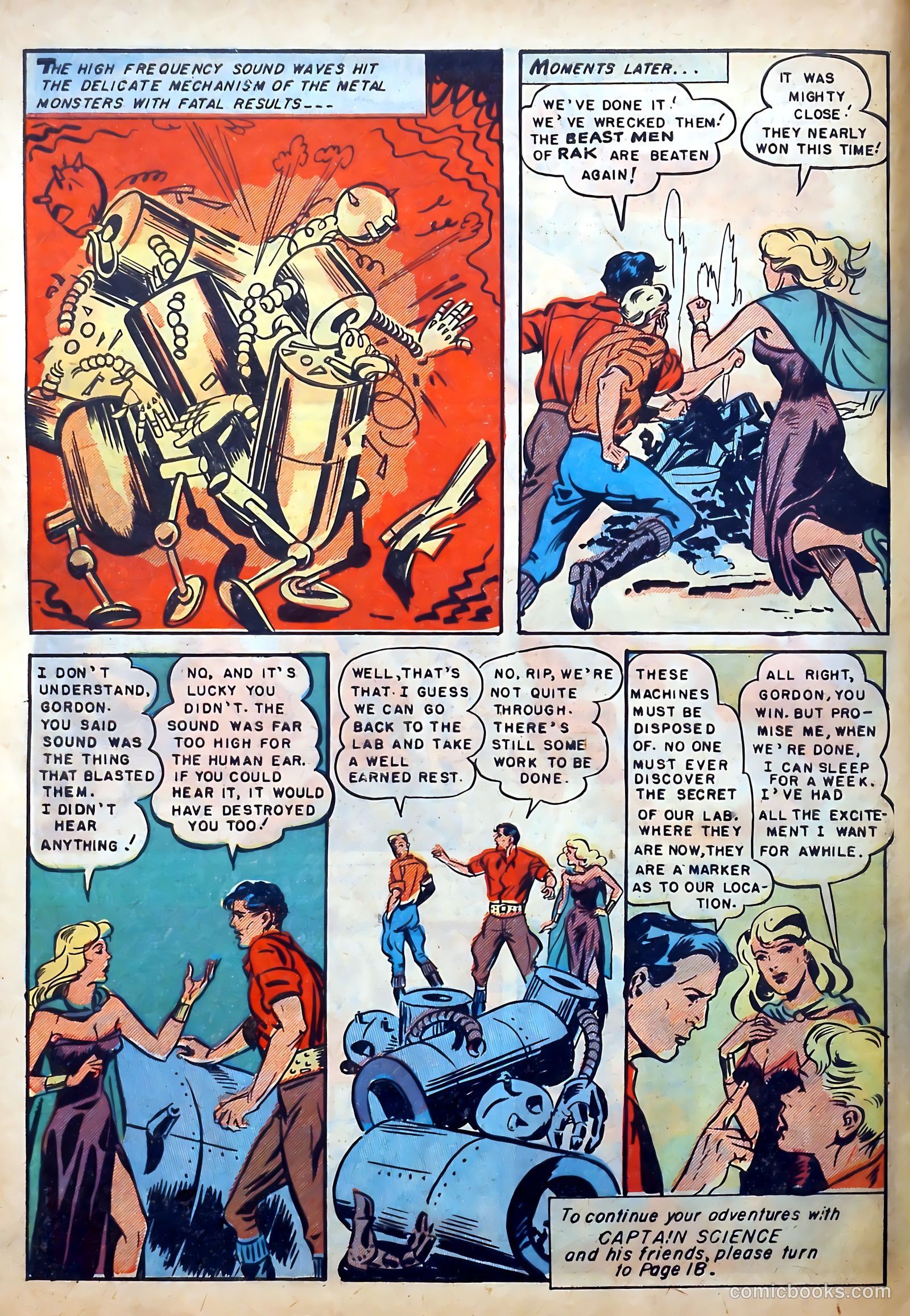 Captain Science #3 (1951) — page 10 of 36