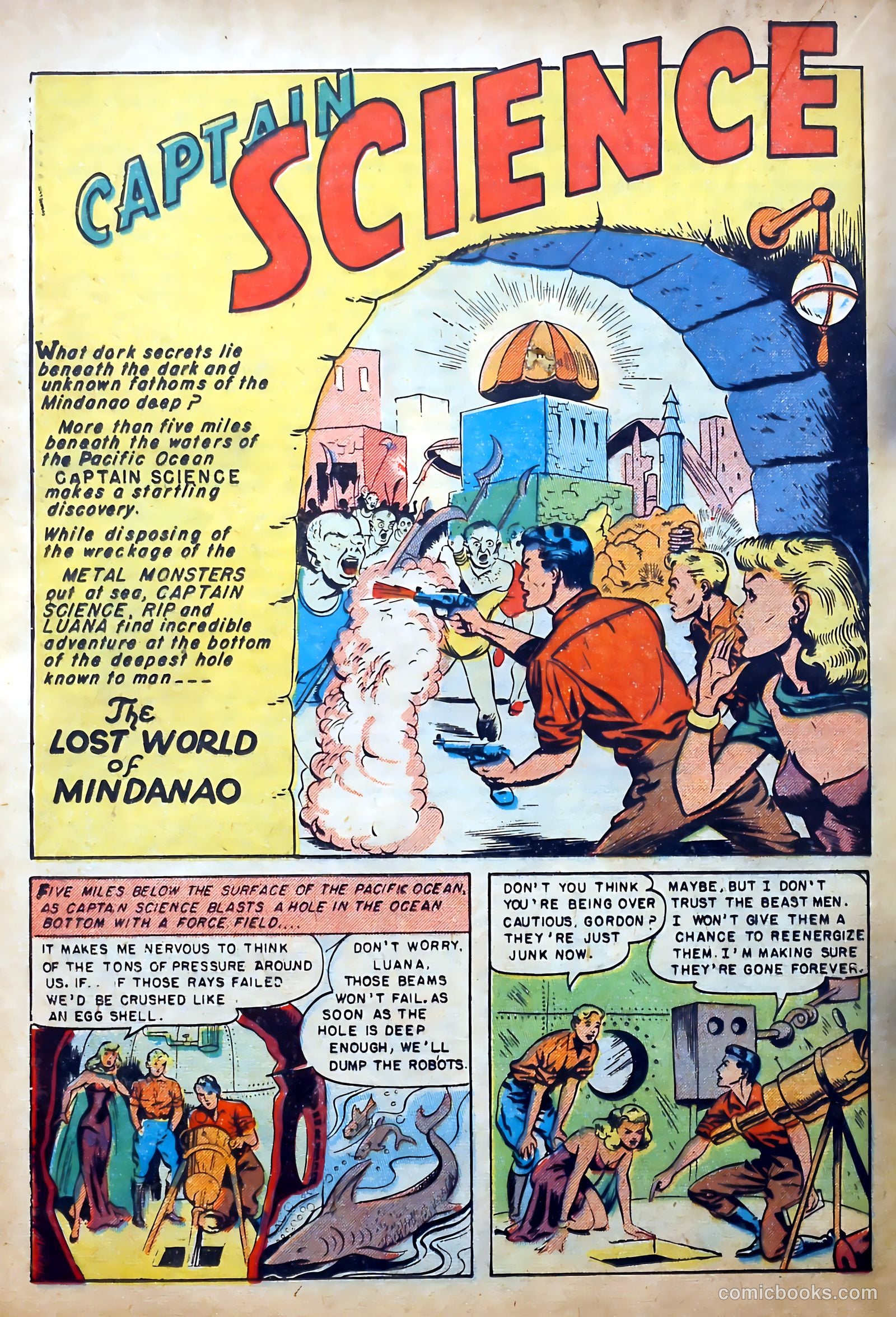 Captain Science #3 (1951) — page 20 of 36