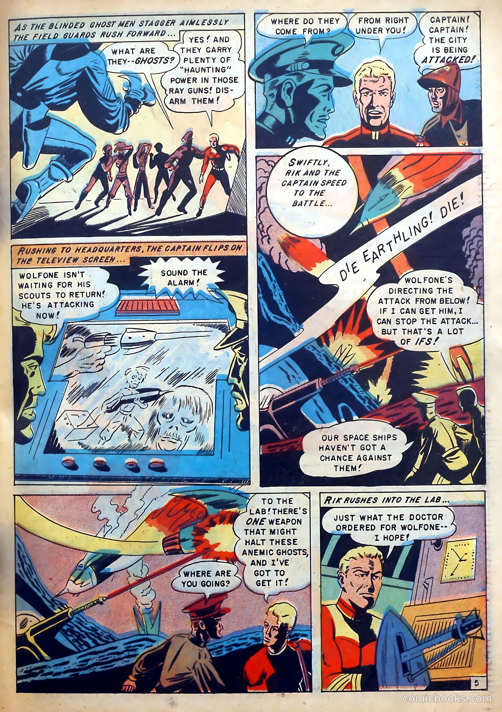 Captain Science #3 (1951) — page 31 of 36