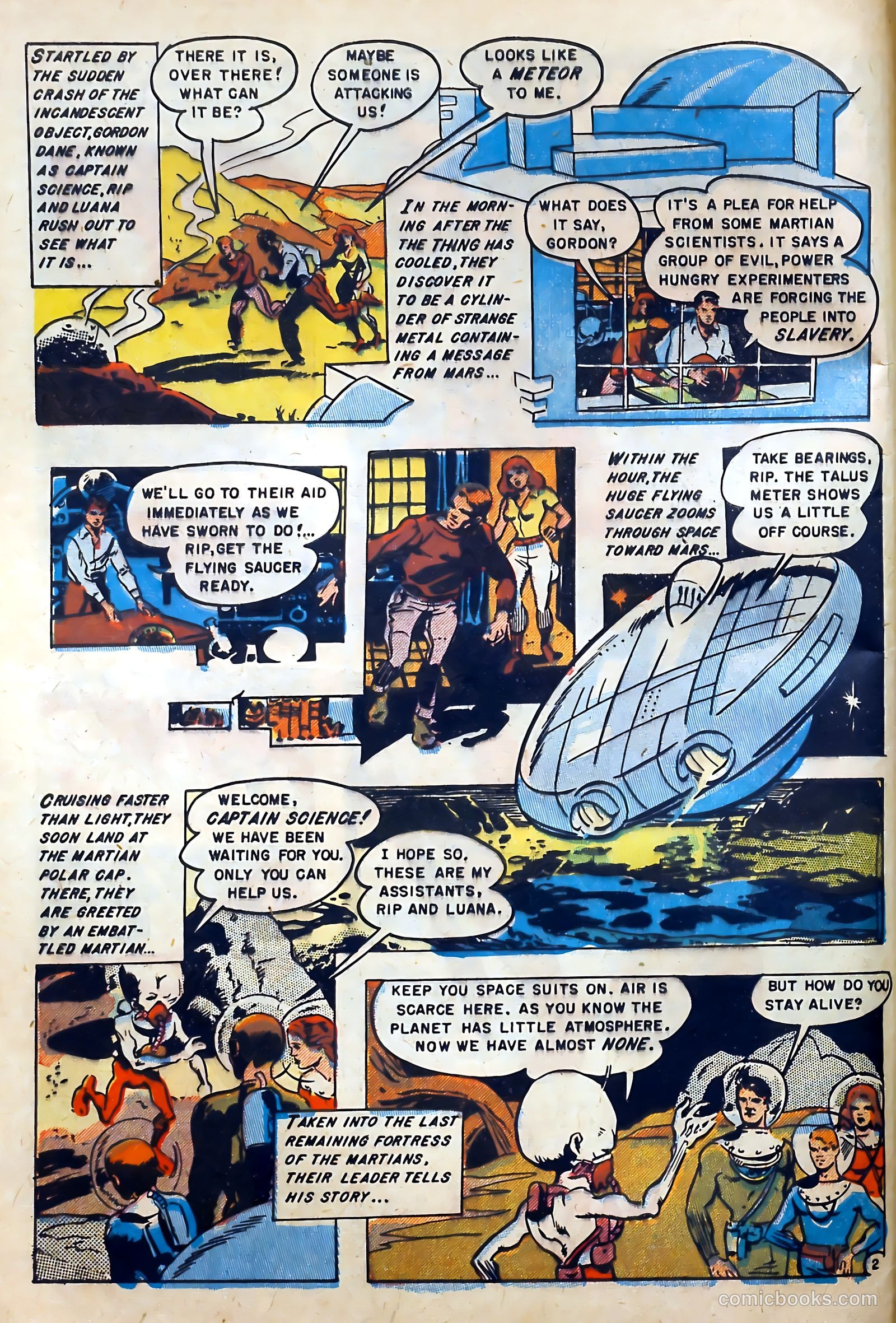 Captain Science #4 (1951) — page 4 of 36