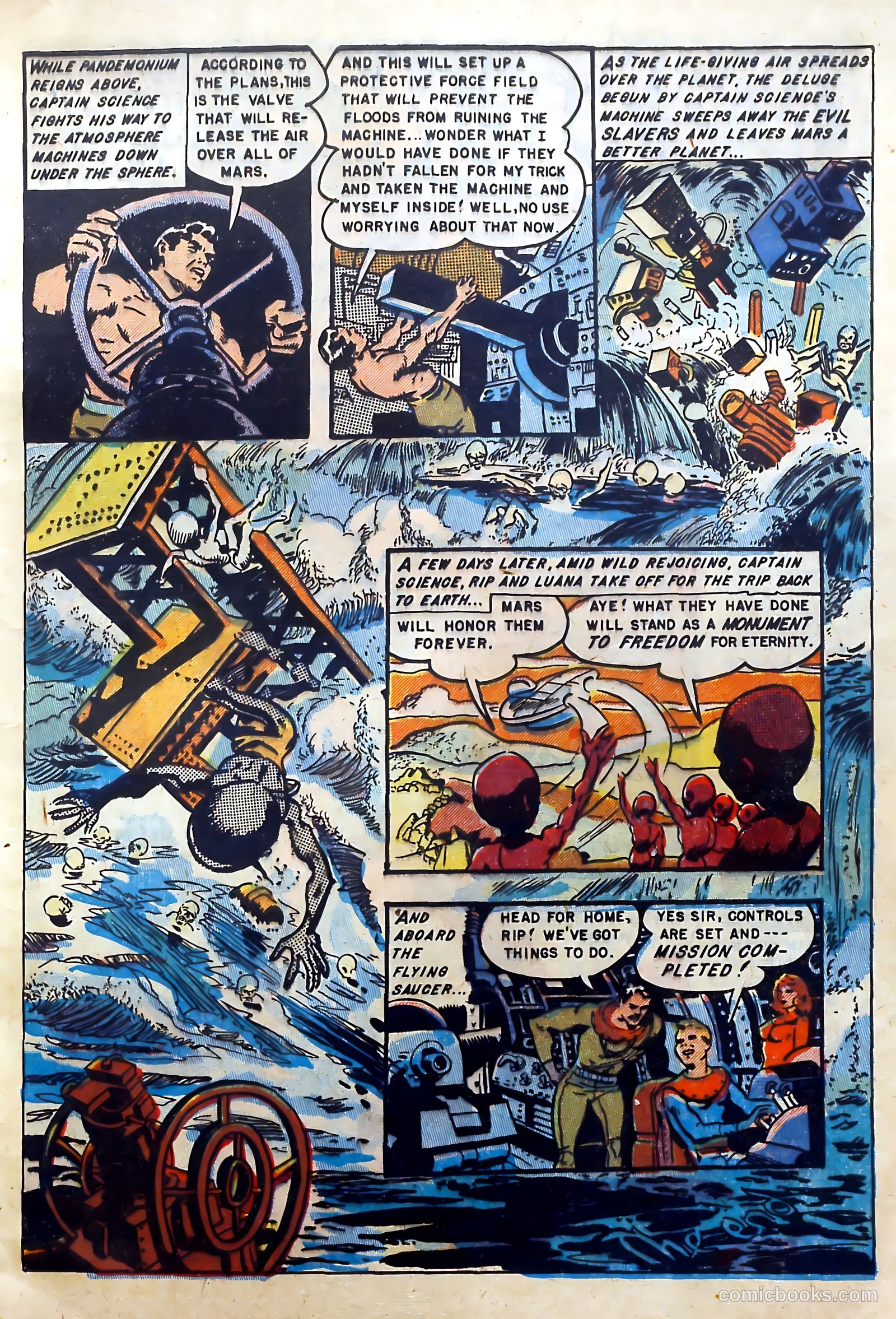 Captain Science #4 (1951) — page 9 of 36