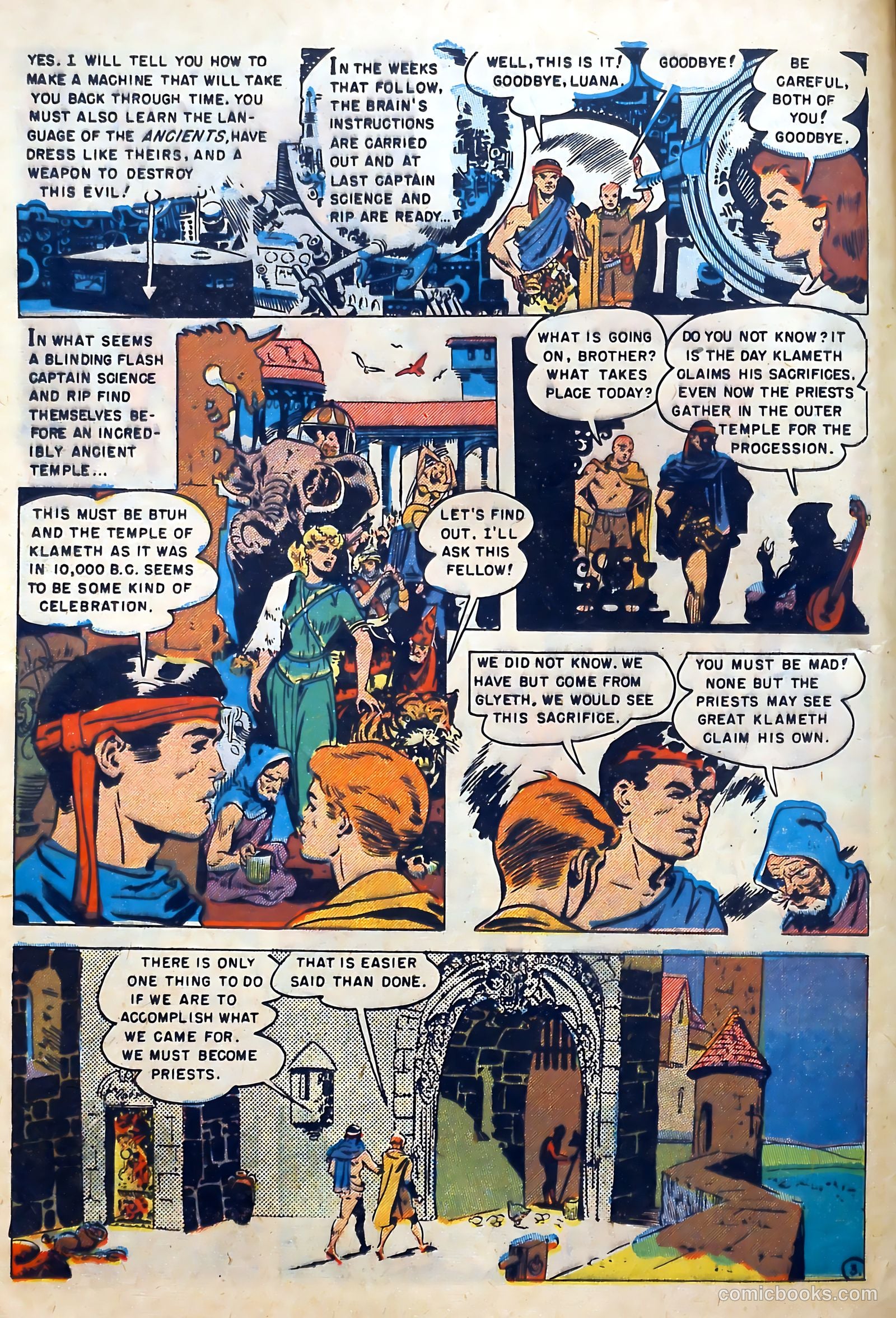 Captain Science #4 (1951) — page 12 of 36