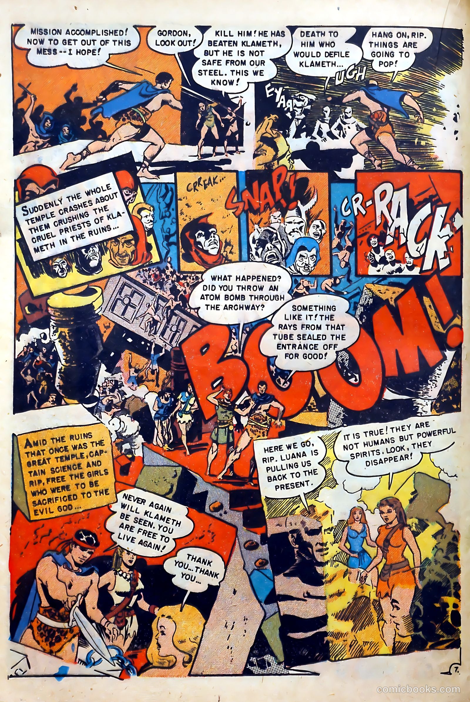 Captain Science #4 (1951) — page 16 of 36